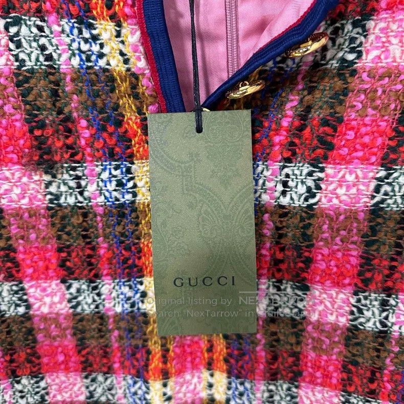 Gucci Gucci Plaid tweed dress Size XS / US 0-2 / IT 36-38 - 7 Thumbnail