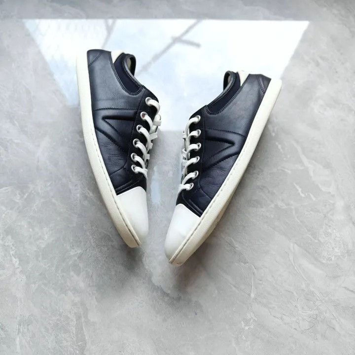 Louis Vuitton Louis Vuitton Black Sneakers with White Tip -2508 Size US 9 / EU 42 - 6 Thumbnail