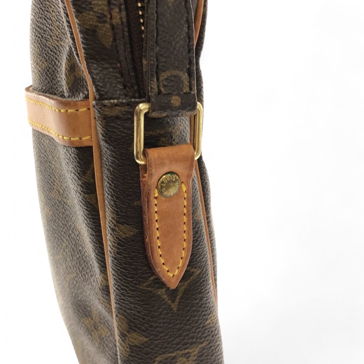 Louis Vuitton Louis Vuitton - Monogram Danube Brown Leather Shoulder Bag Size ONE SIZE - 9 Thumbnail