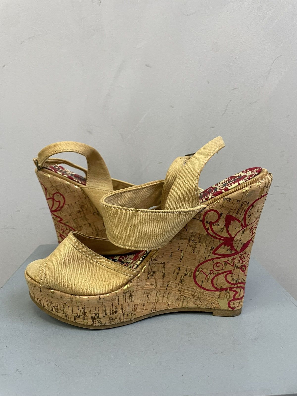 Ed Hardy Vintage heel edhardy Christian AUDIGier shoes fashion y2k Size US 7 / IT 37 - 11 Thumbnail