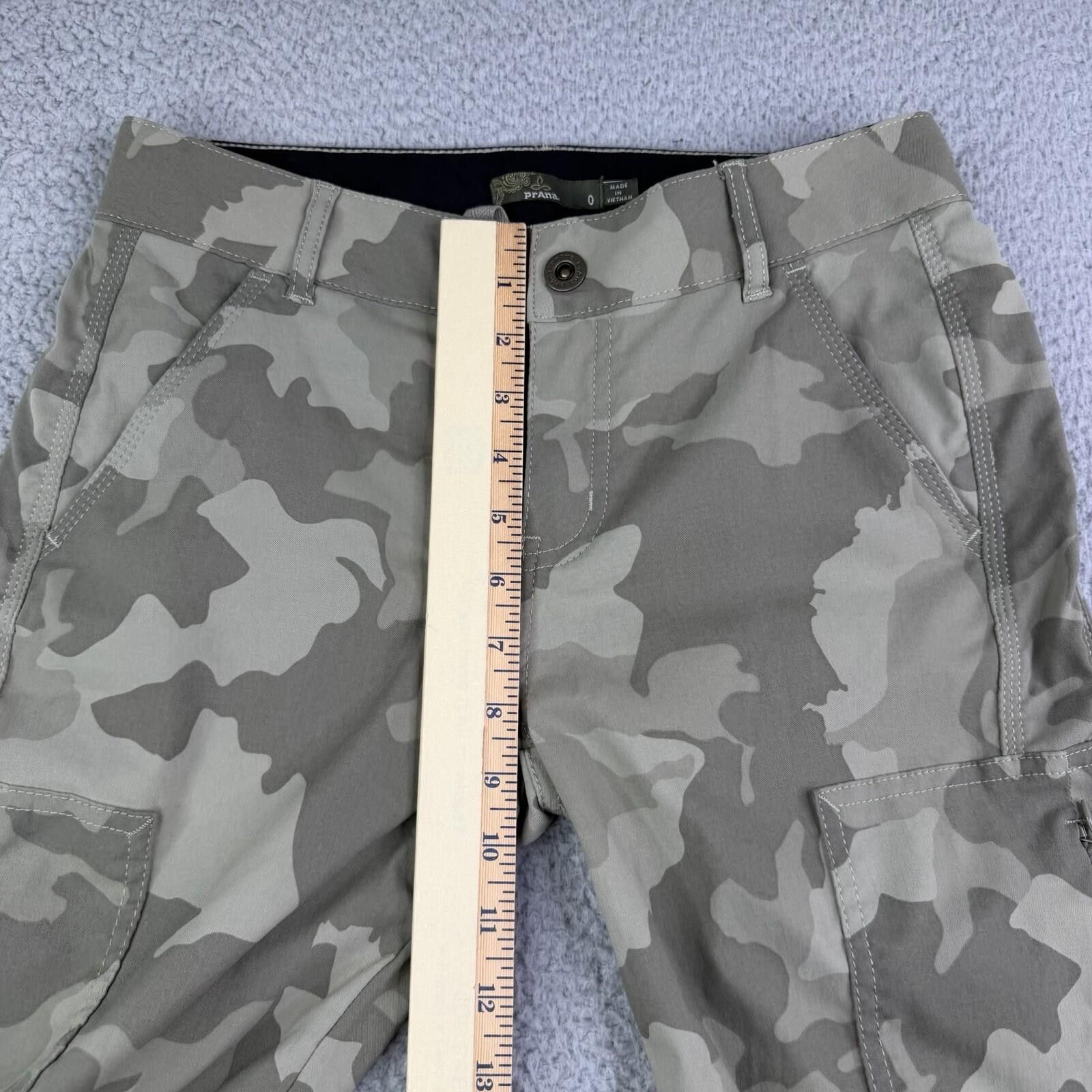 Prana Prana Halle Green Camo Joggers Women's 0 (28x26) Flap Pocket Size 25" / US 0 / IT 36 - 4 Thumbnail