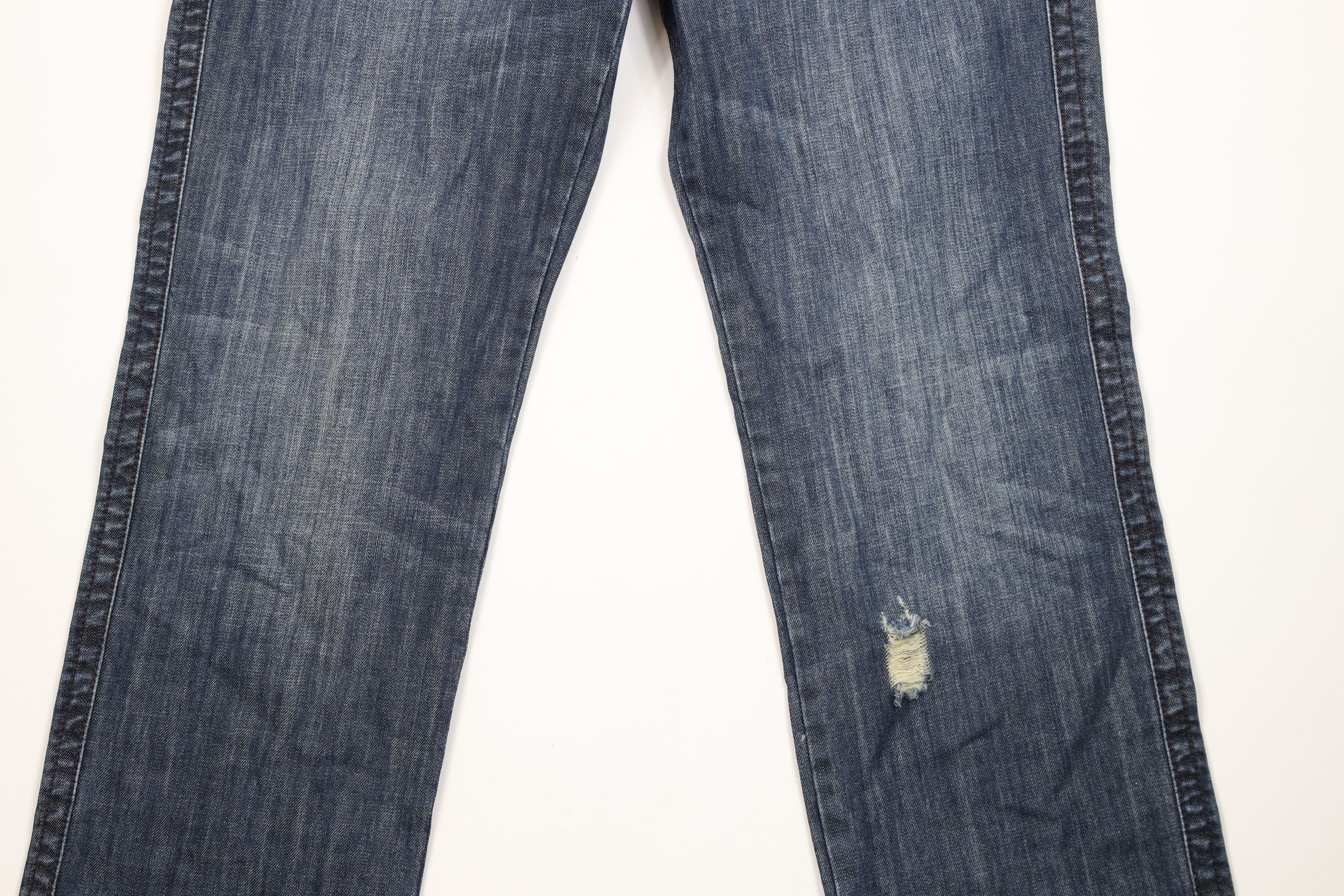 Pelle Pelle Vintage Pelle Pelle Limited Edition Trim Wide Leg Jeans Size US 36 / EU 52 - 3 Thumbnail