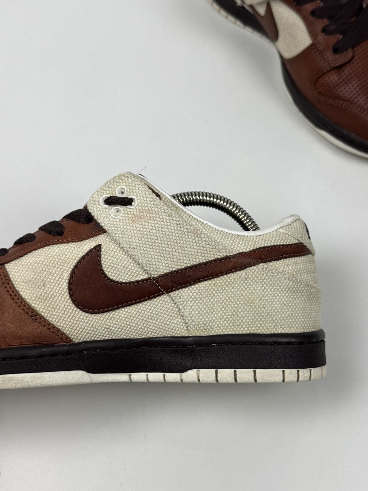 Vintage 00s Vintage Nike Dunk Low Premium Light British Tan Sneakers Size US 10 / EU 43 - 10 Thumbnail