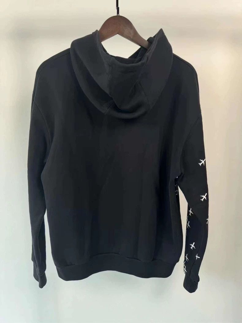 Louis Vuitton Louis Vuitton Black Airplane Hoodie Size US M / EU 48-50 / 2 - 2 Thumbnail