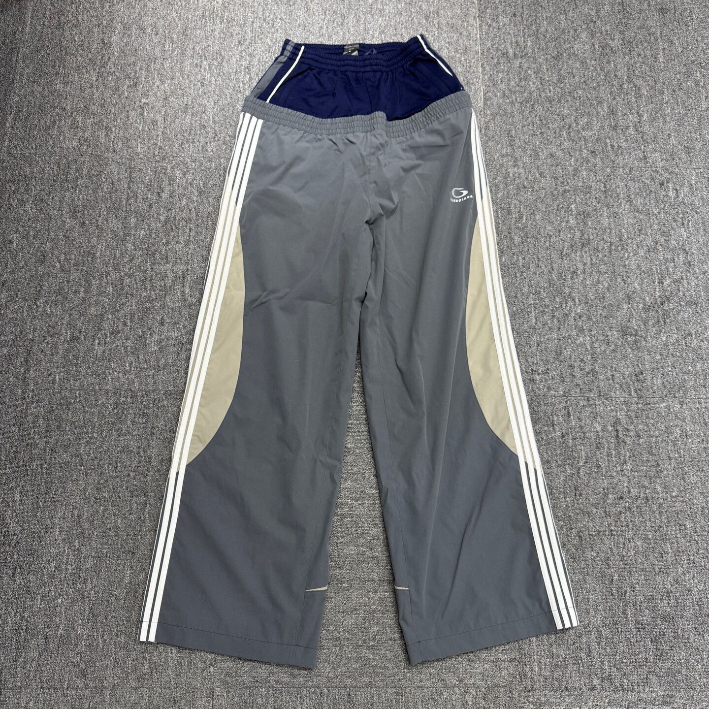 Balenciaga balenciaga double-layer sport pants in gray Size US 26 / EU 42 - 1 Thumbnail