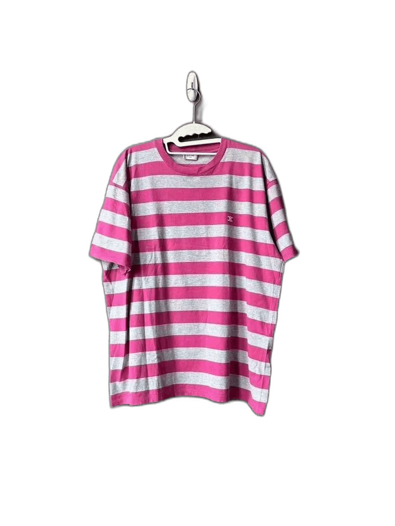 Celine Striped Short Sleeve T-Shirt