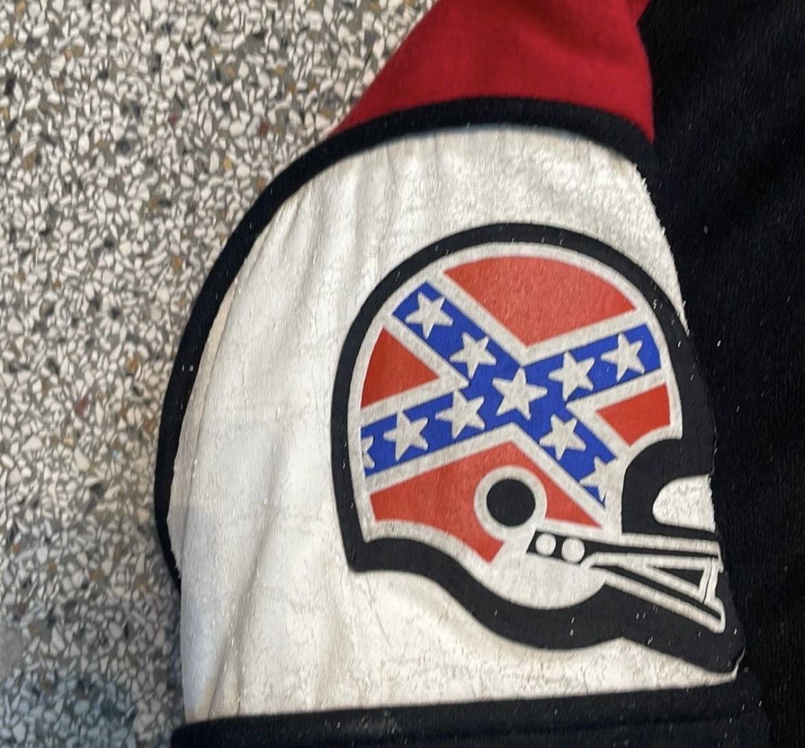 Vintage Vintage LAR Wool Leather Varsity Jacket Retro Football Size US L / EU 52-54 / 3 - 5 Thumbnail