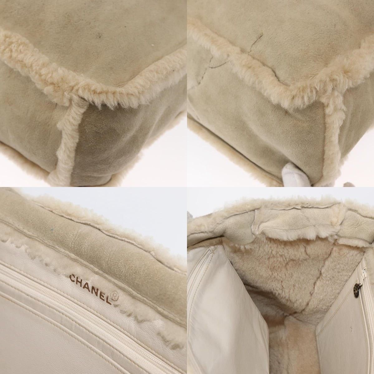 Chanel Chanel Mouton Beige CC Tote Bag Size ONE SIZE - 6 Thumbnail