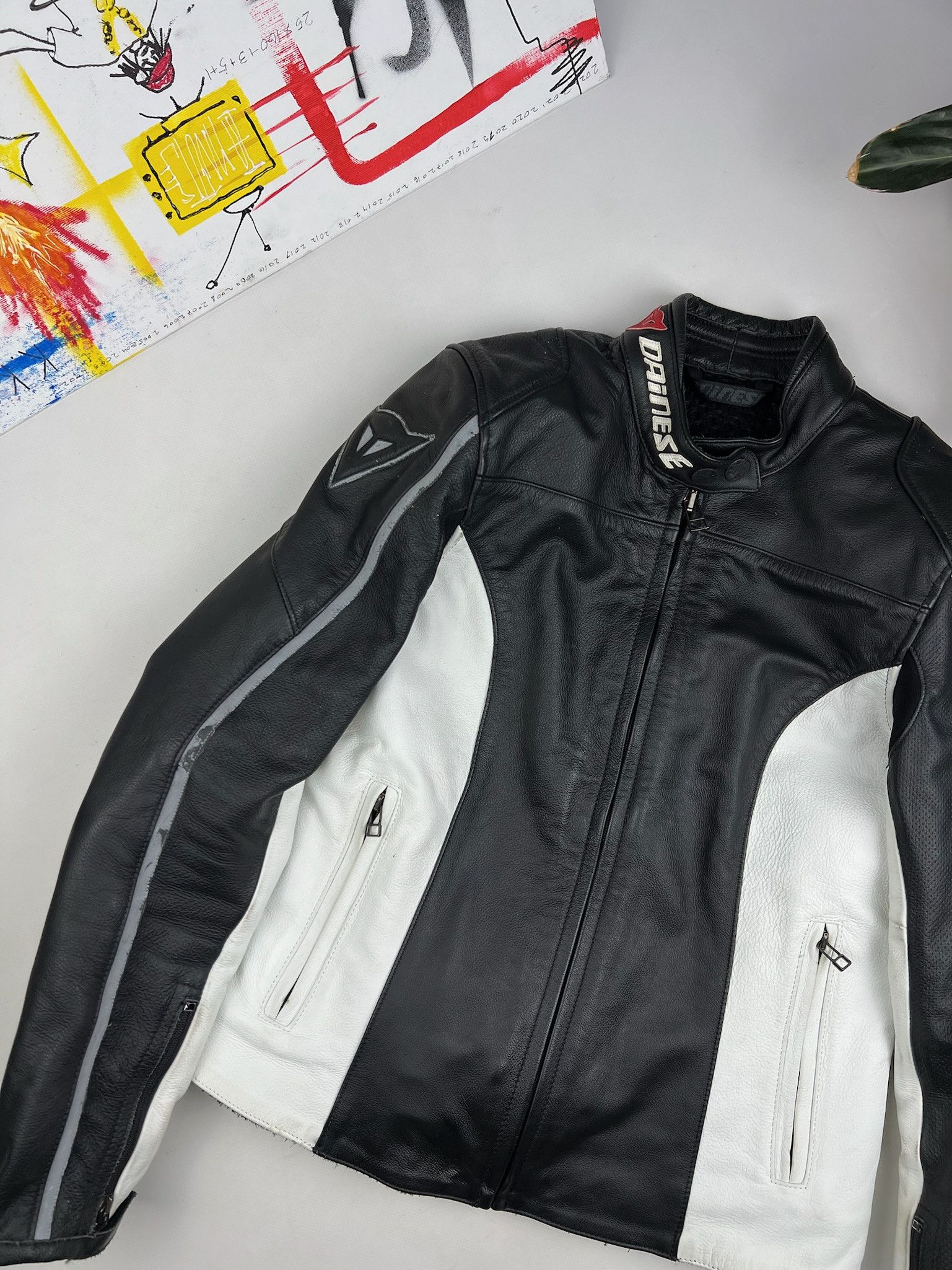 Dainese × Genuine Leather × Vintage Vintage Dainese Motorcycle Genuine Racing Leather Size US S / EU 44-46 / 1 - 2 Thumbnail