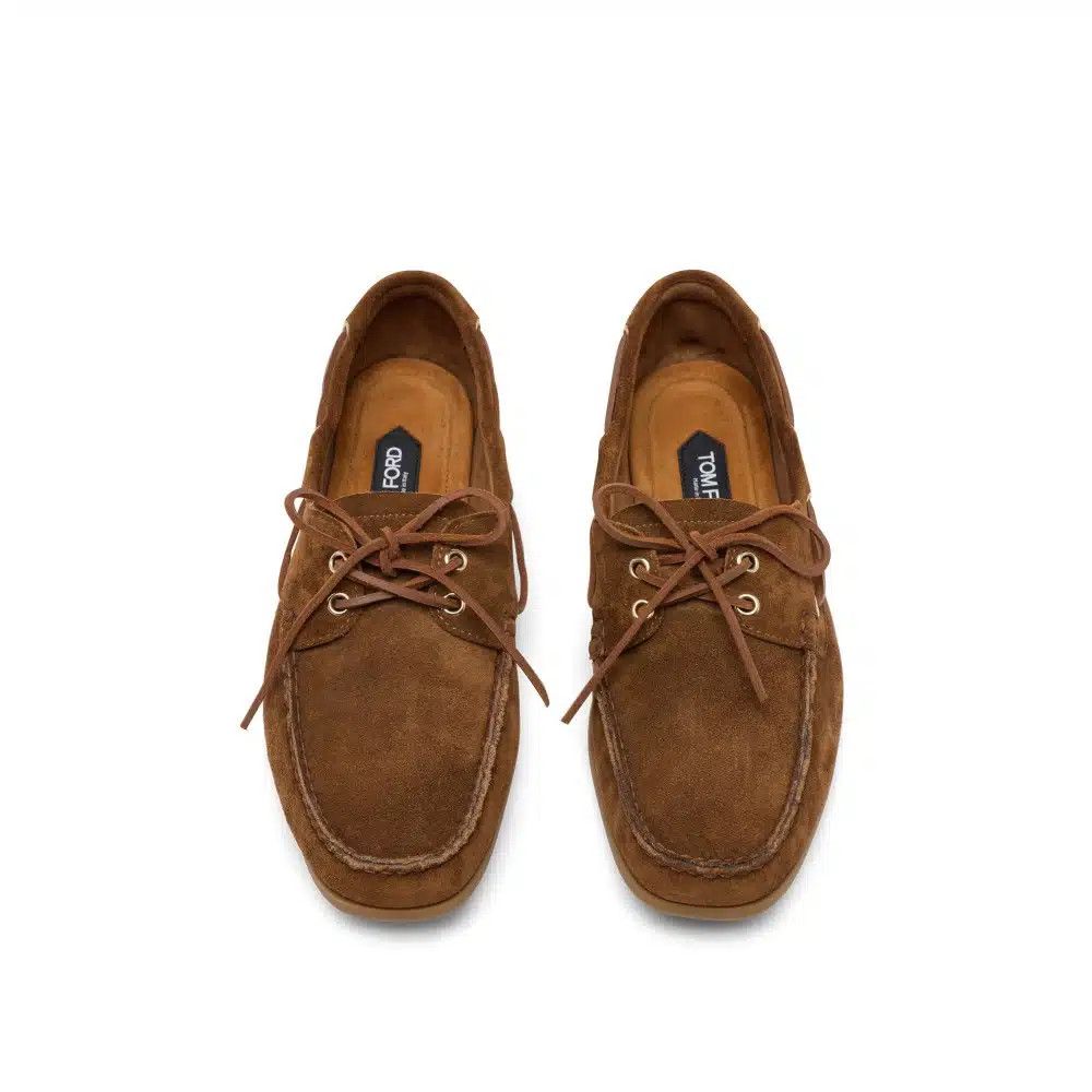 Tom Ford o1loc1c0925 J1467 Size: 7 TF / Suede Robin Loafers in Brown Size US 7 / EU 40 - 2 Thumbnail