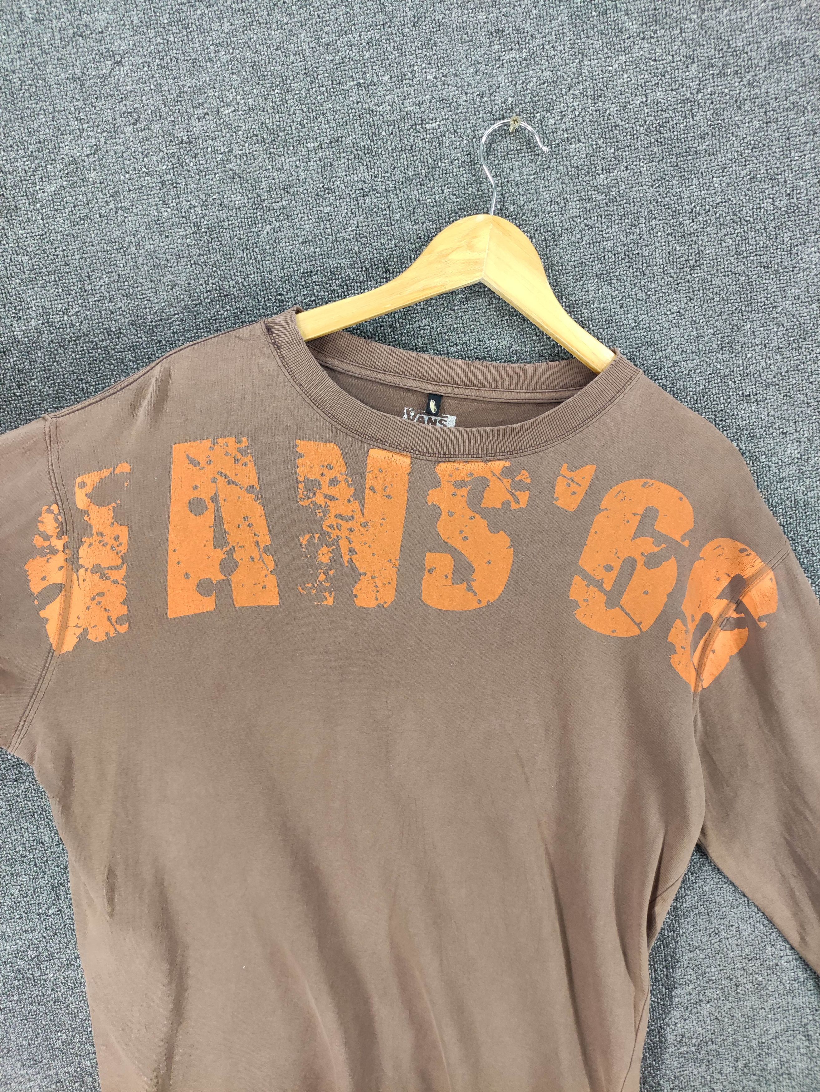 Vans Vintage Vans Long Sleeve Shirt Big Logo Size US M / EU 48-50 / 2 - 2 Thumbnail