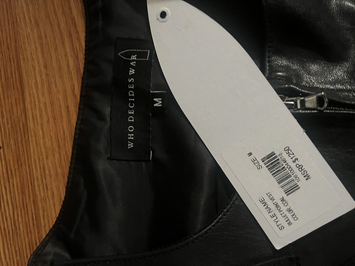 Who Decides War Who decides war leather vest Size US M / EU 48-50 / 2 - 6 Thumbnail