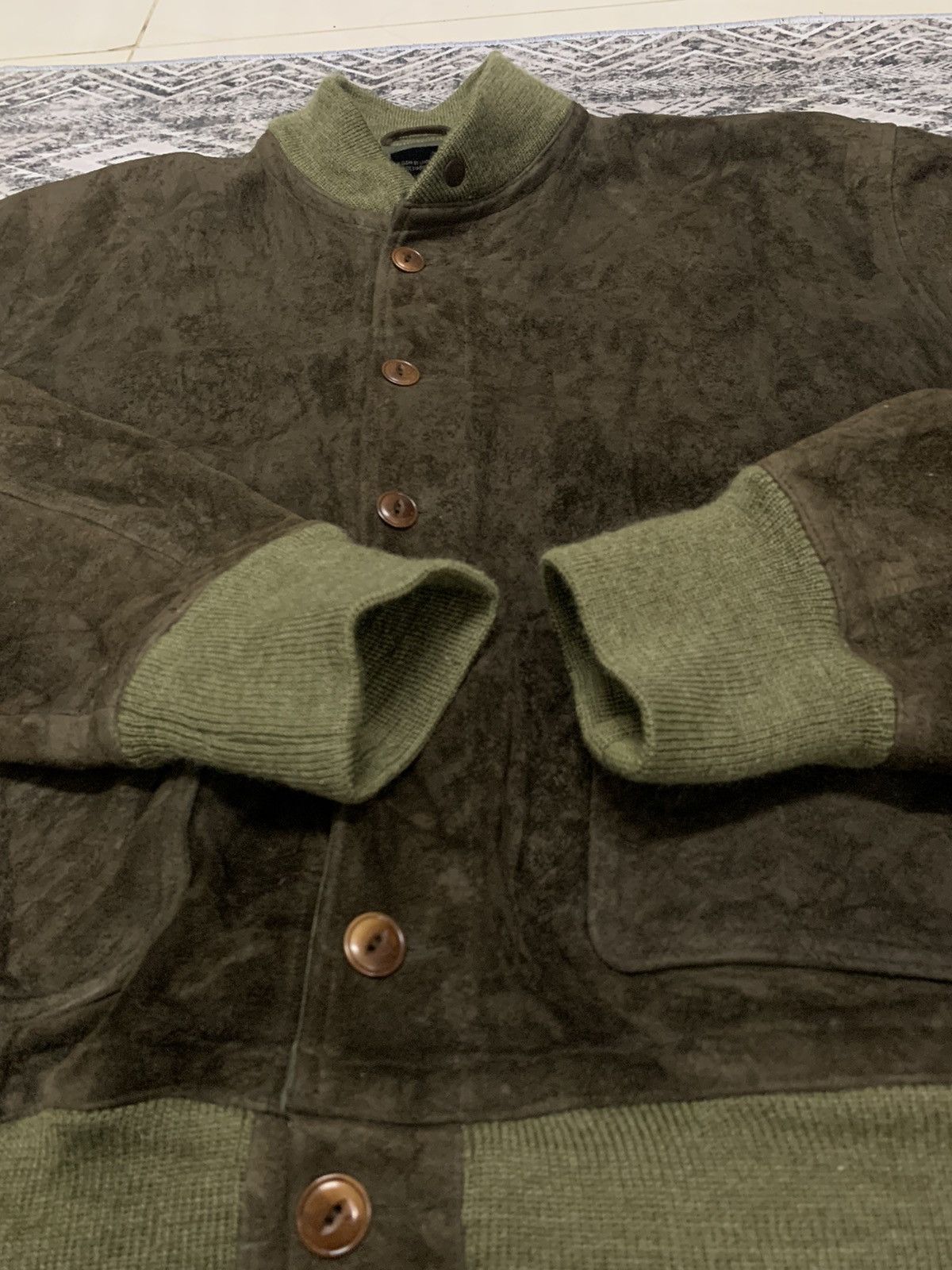 RRL Ralph Lauren 80s RRL RALPH LAUREN SUEDE LEATHER BOMBER JACKET Size US XL / EU 56 / 4 - 8 Thumbnail