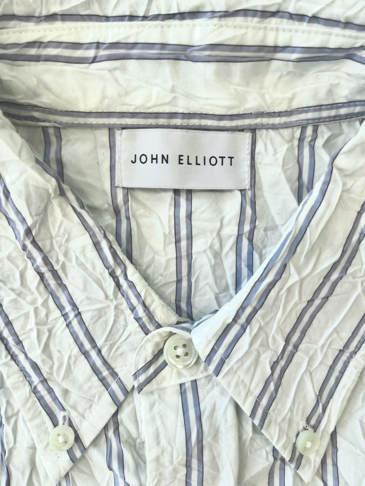 John Elliott Crinkle Short Sleeve Shirt (2022) Size US L / EU 52-54 / 3 - 6 Thumbnail