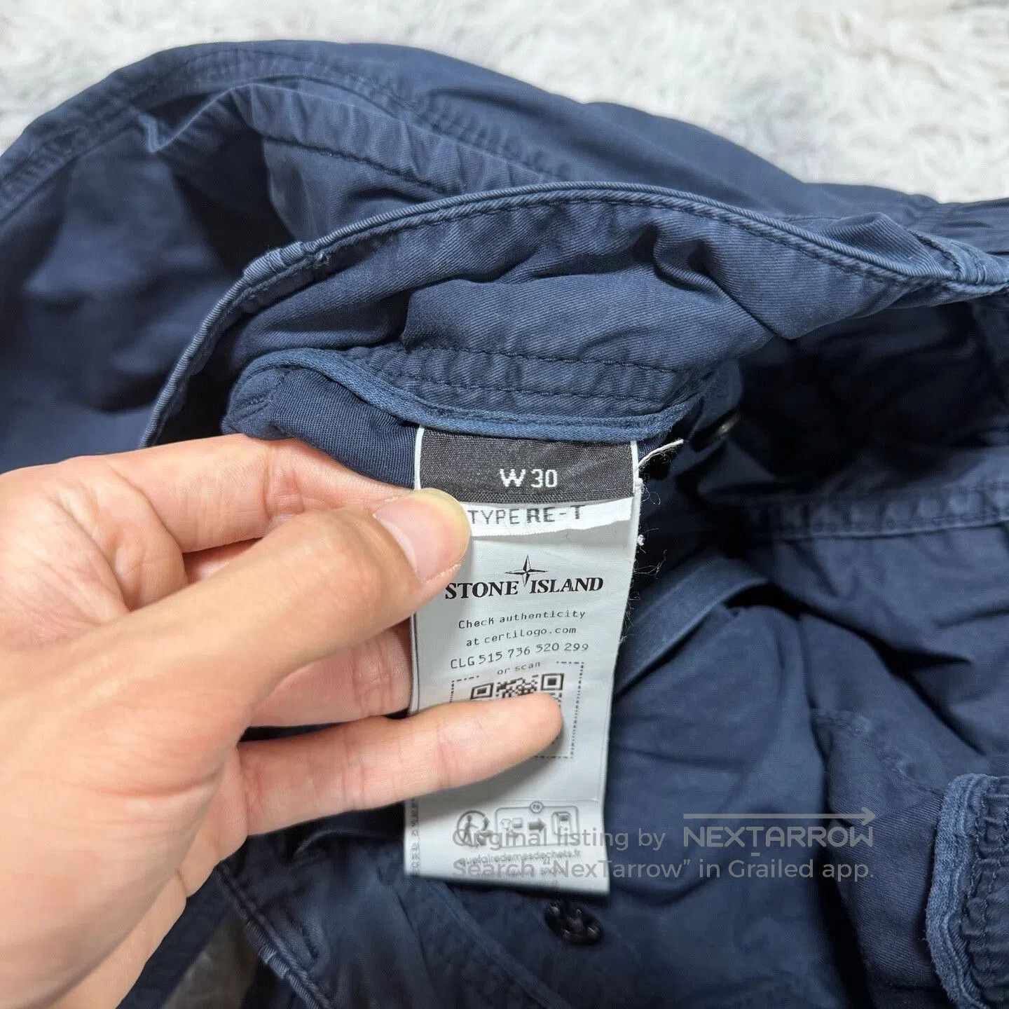 Stone Island Stone Island Dark Blue Cargo Pants W30. Size US 30 / EU 46 - 5 Thumbnail