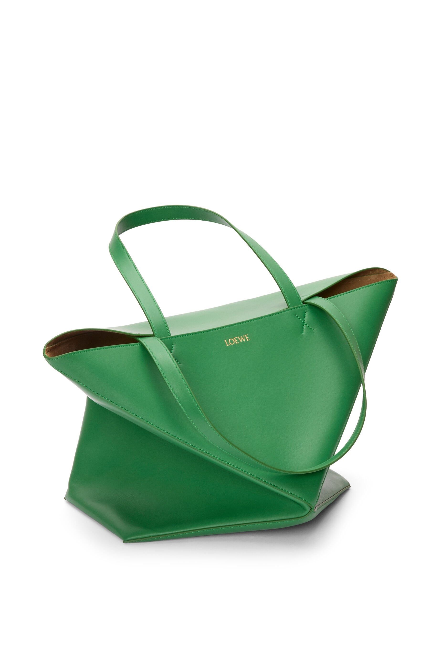 Loewe o1in1g0426 Size: OS/ XL Puzzle Fold Tote Bag Tropical Green Size ONE SIZE - 3 Thumbnail