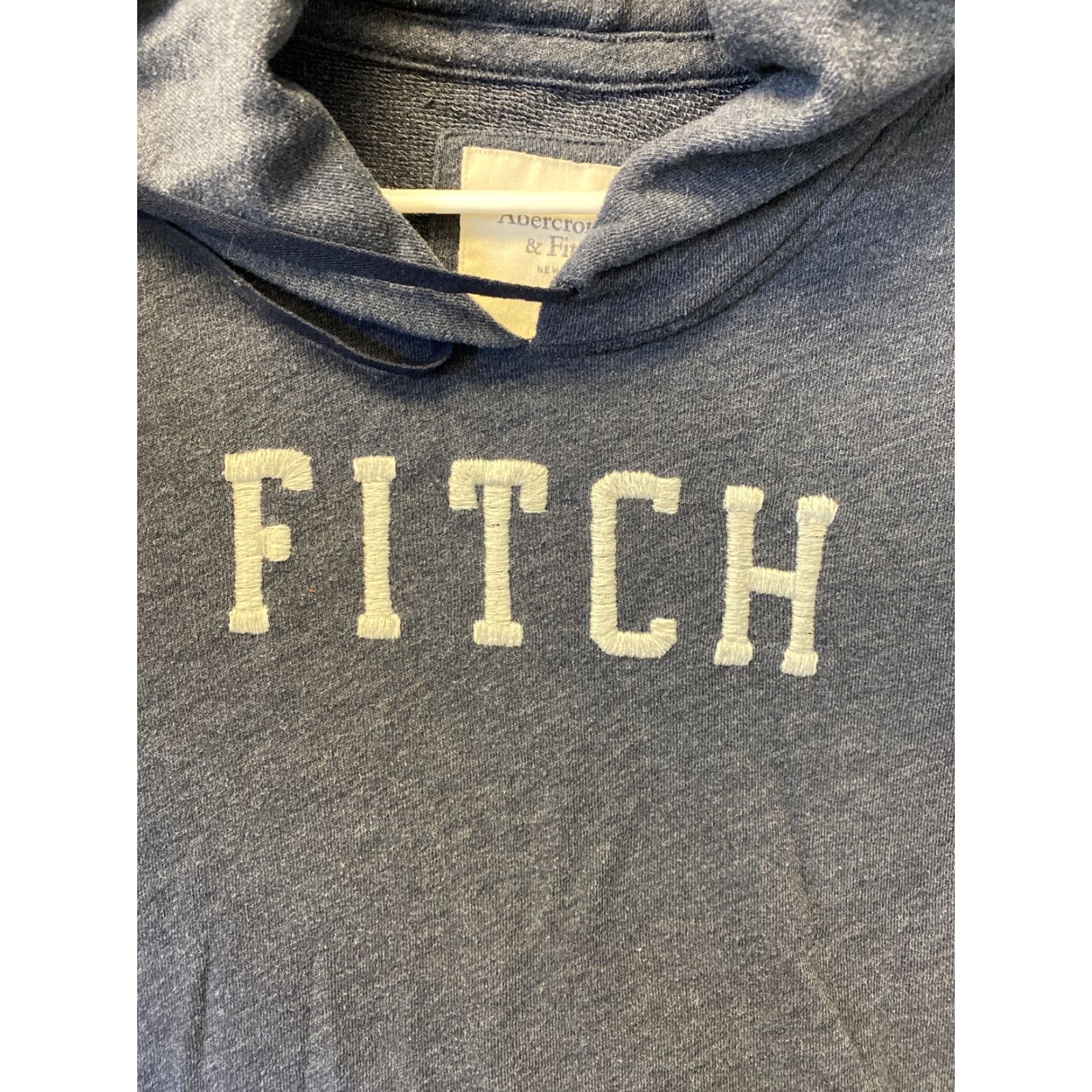 Abercrombie & Fitch Abercrombie & Fitch Sweater Medium Blue Hoodie Sweatshirt Logo Casual Hooded Womens Size M / US 6-8 / IT 42-44 - 3 Thumbnail