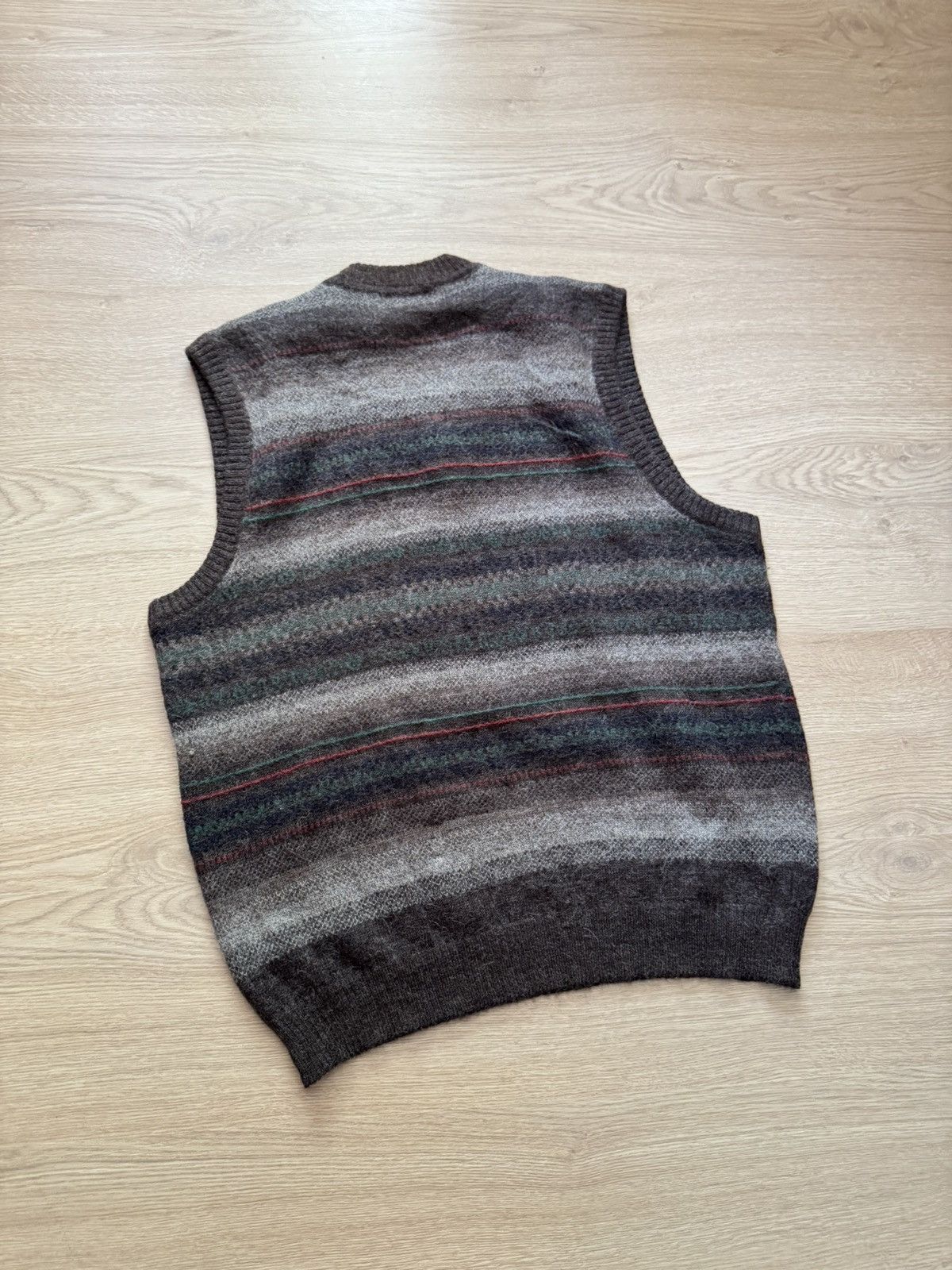 Vintage Vintage 90’s Missoni Style Wool Brown Vest Size US L / EU 52-54 / 3 - 2 Thumbnail