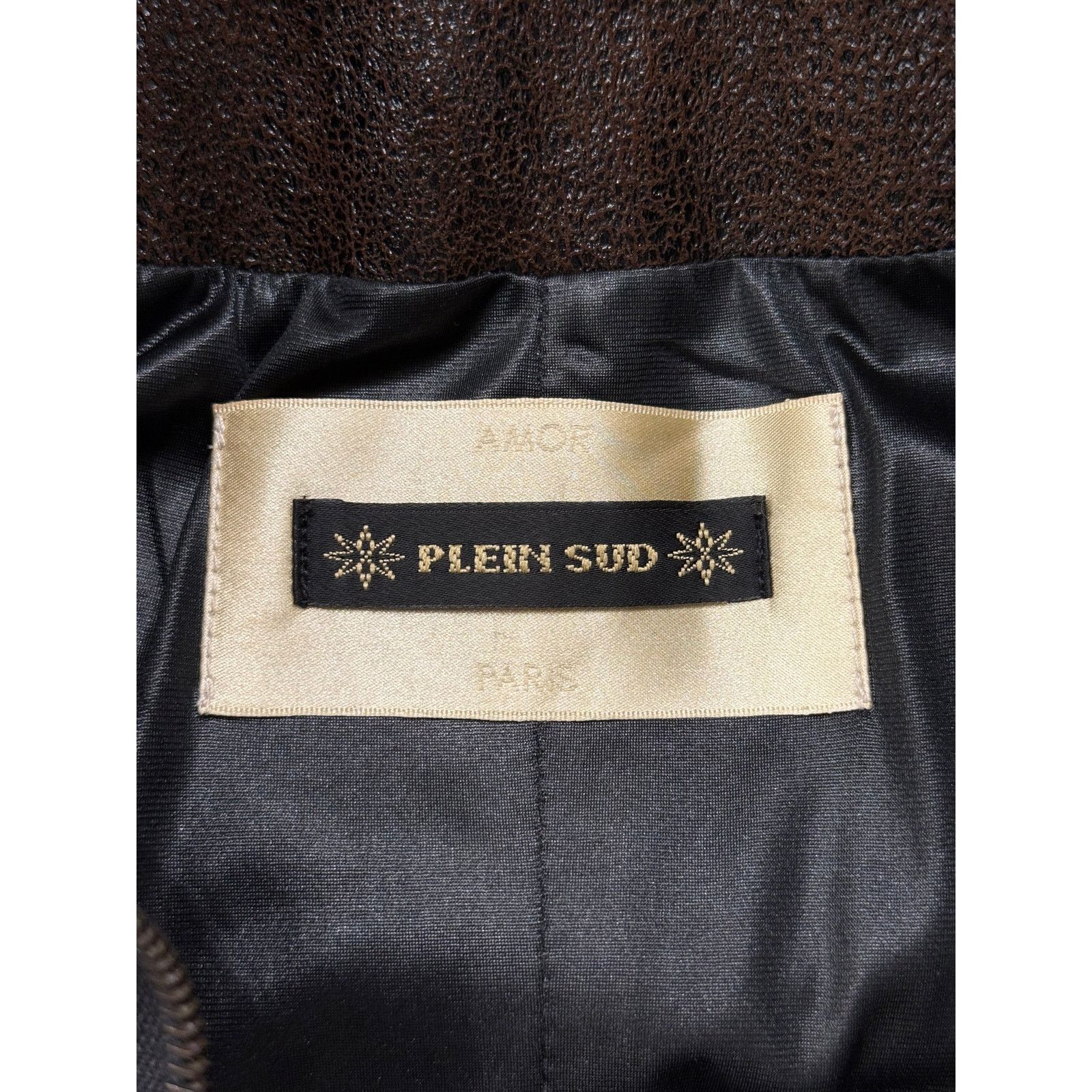 plein sud 2000s Plein Sud distressed leather jacket Size US XS / EU 42 / 0 - 10 Thumbnail