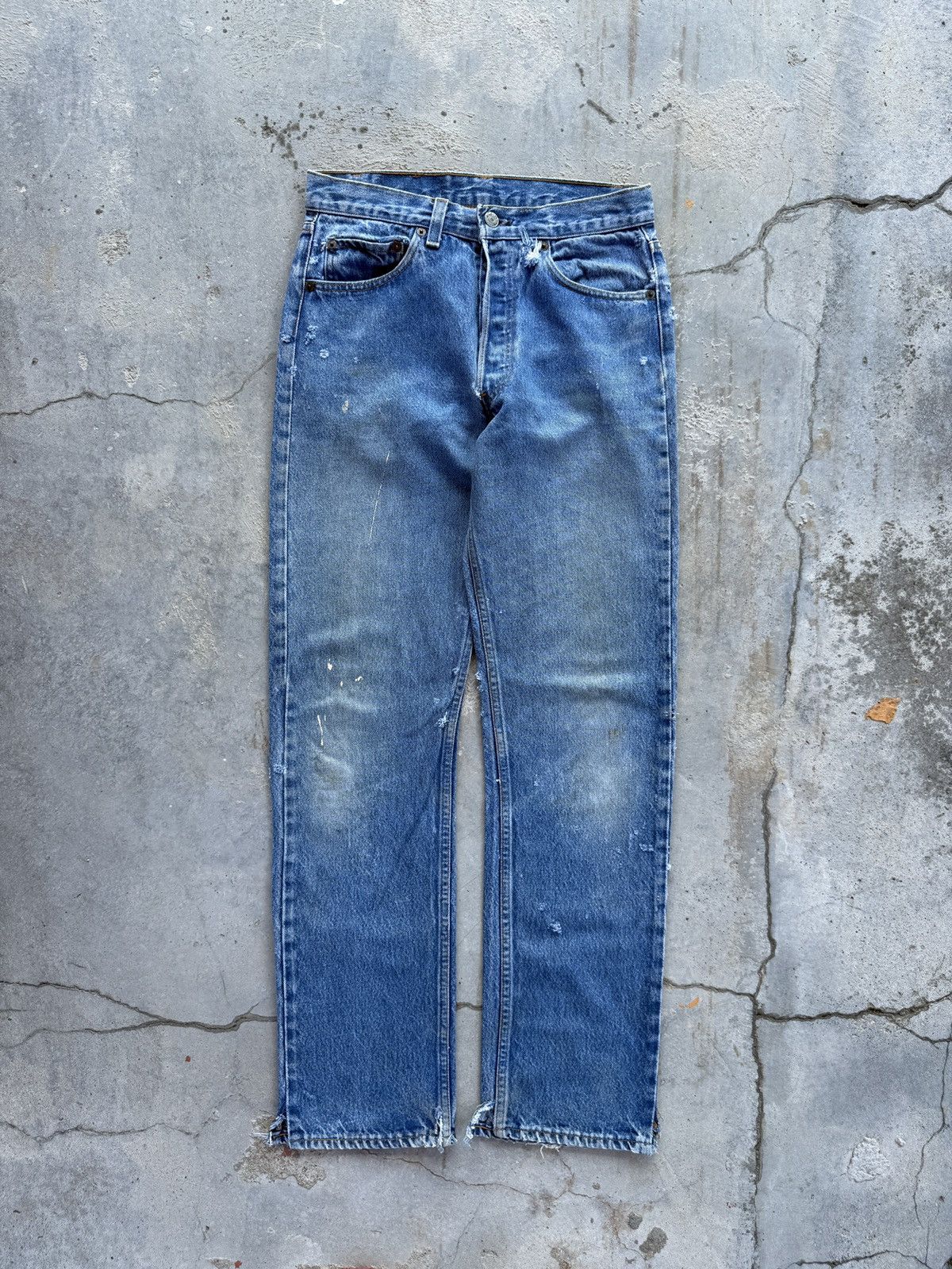 Levi's Vintage Clothing Vintage 1980s Levis 501XX Size US 29 - 1 Thumbnail