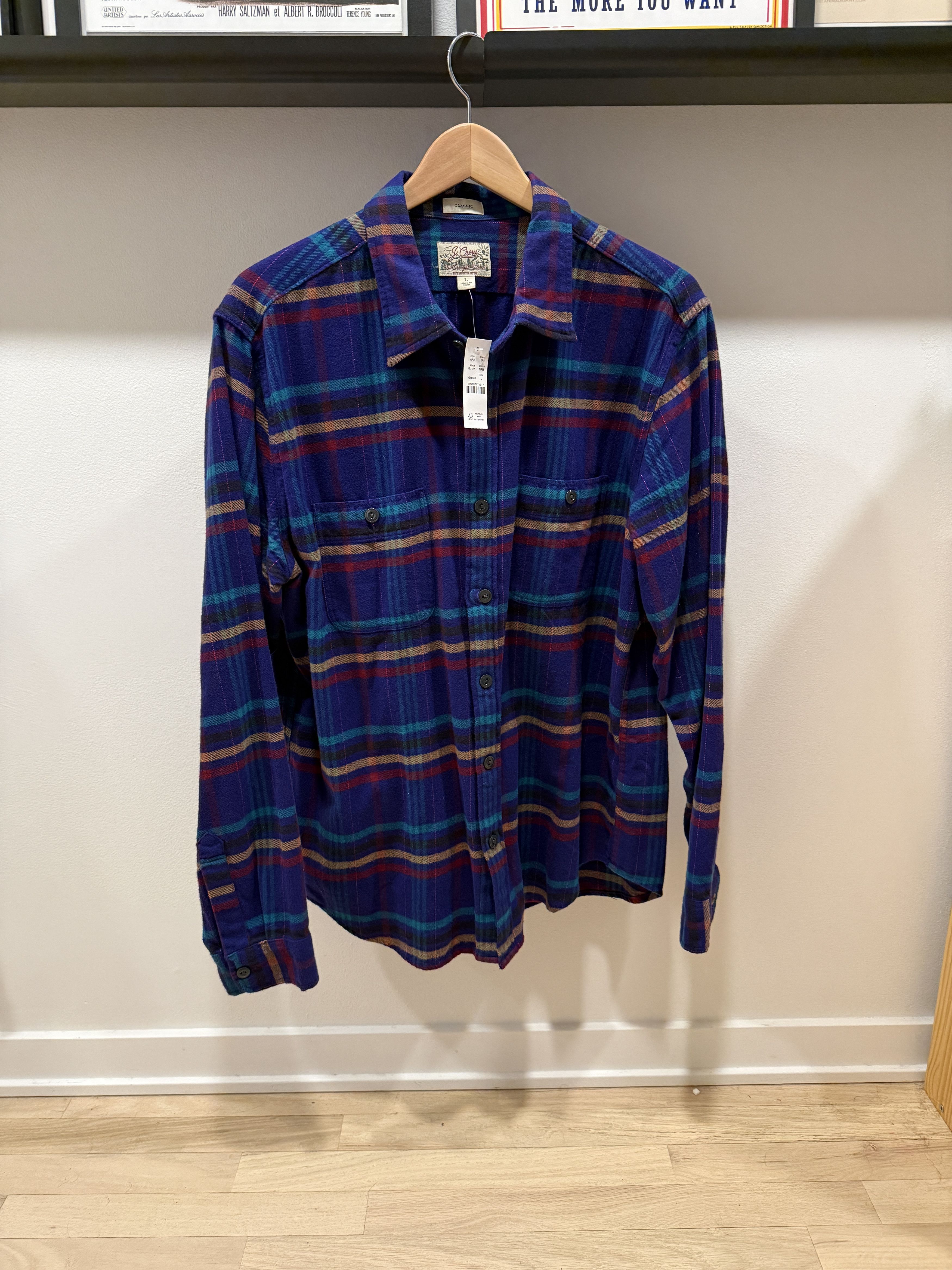 J.Crew NWT J.Crew Flannel Button-up Size US L / EU 52-54 / 3 - 3 Thumbnail