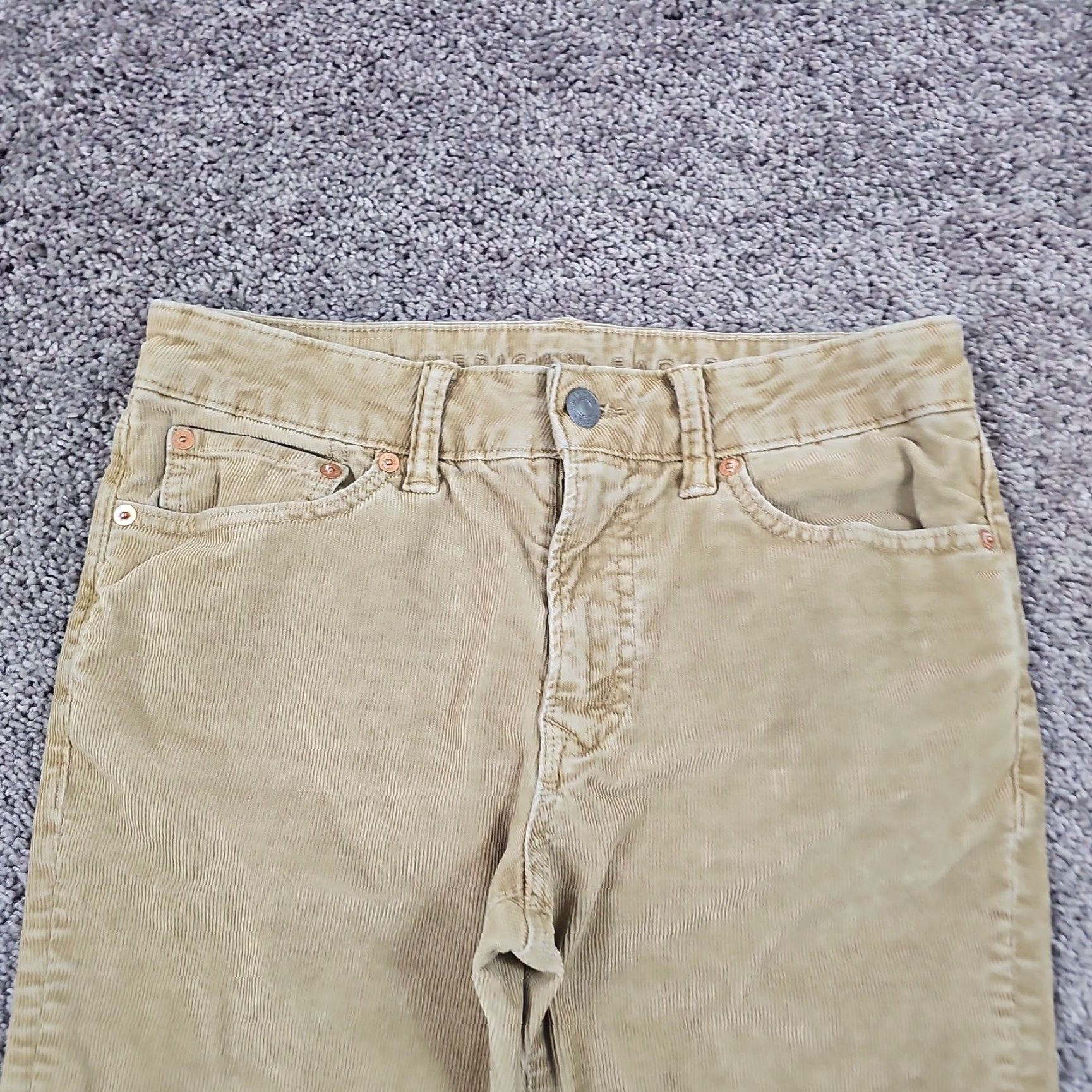 American Eagle Outfitters American Eagle Pants Mens 29 Brown Corduroy Slim Fit Flex Stretch Chino Straight Size US 28 / EU 44 - 2 Thumbnail