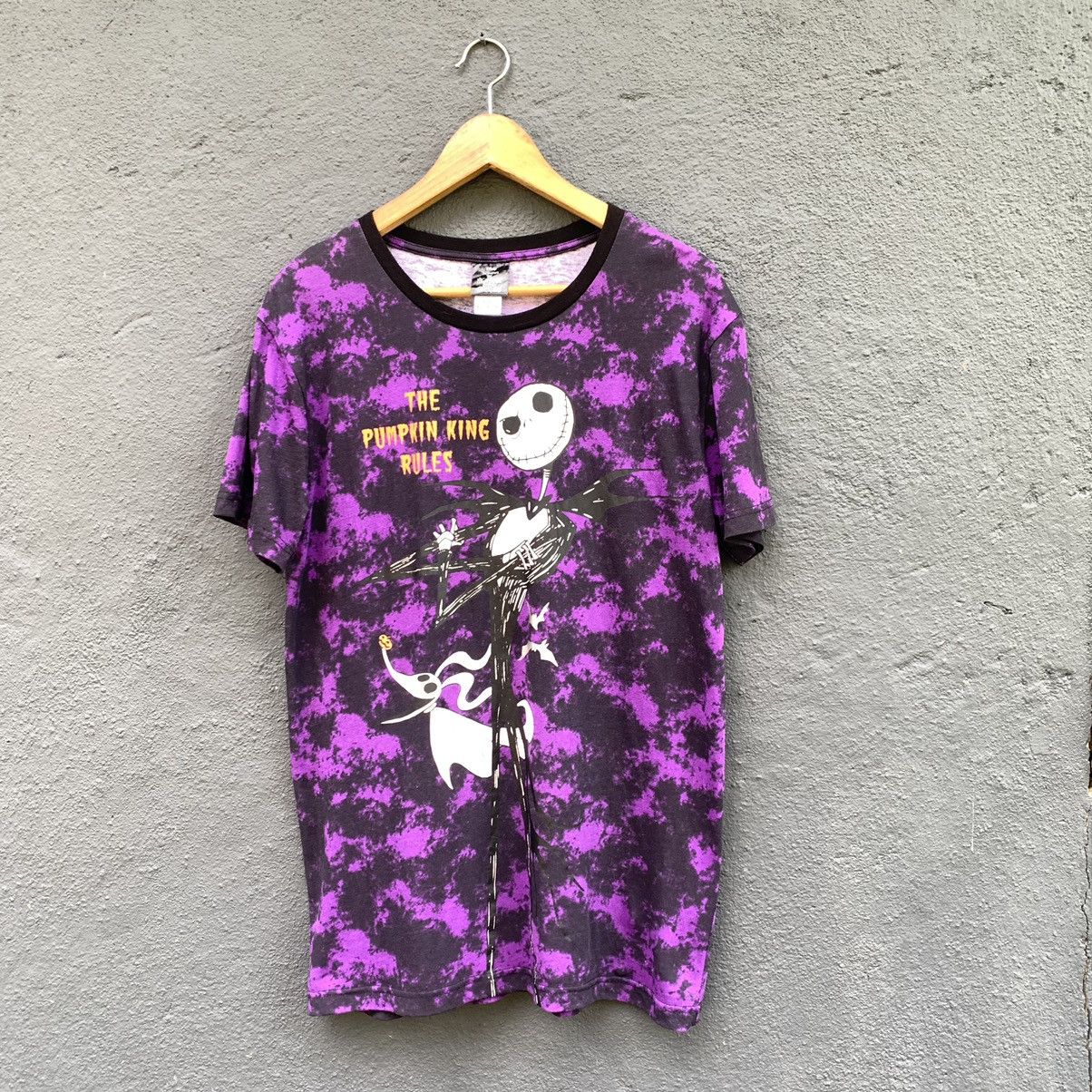 image of Disney x Movie Tim Burtons The Nightmare Before Christmas Tee in Black, Men's (Size Medium)