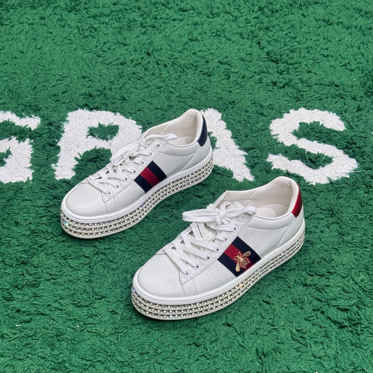 Gucci Gucci Clear Lowtop Sneakers us_6-5 Women Size US 6.5 / IT 36.5 - 1 Thumbnail
