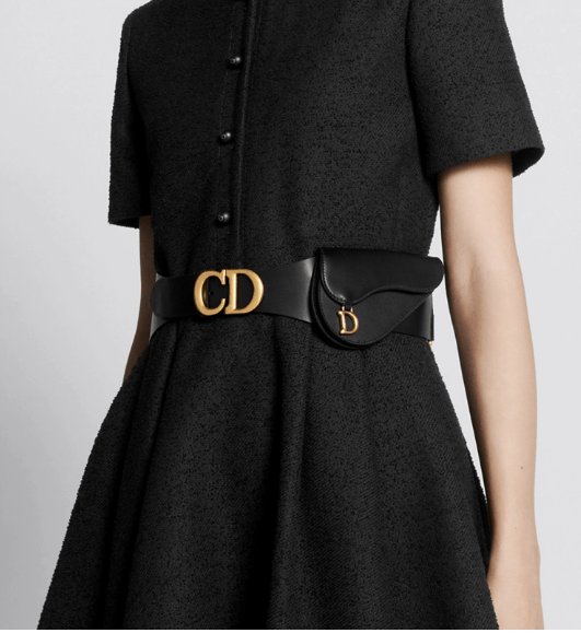 Dior o1w1db10925 B0531C Size : OS / Saddle Pouch Belt in Black Size ONE SIZE - 4 Thumbnail