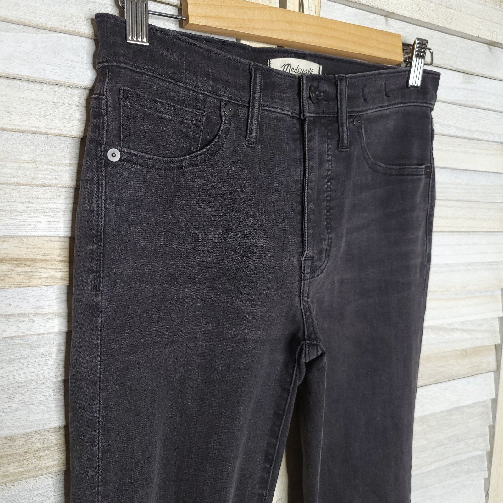 Madewell Madewell 9" High Rise Skinny Size 27 Womens Jeans Distressed Size 27" / US 4 / IT 40 - 2 Thumbnail