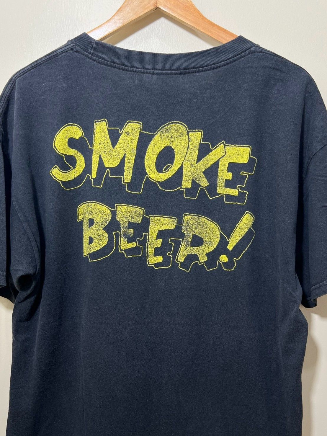 Band Tees × Vintage Vintage 00's Municipal Waste Smoke Beer Promo shirt bnz01 Size US L / EU 52-54 / 3 - 4 Thumbnail