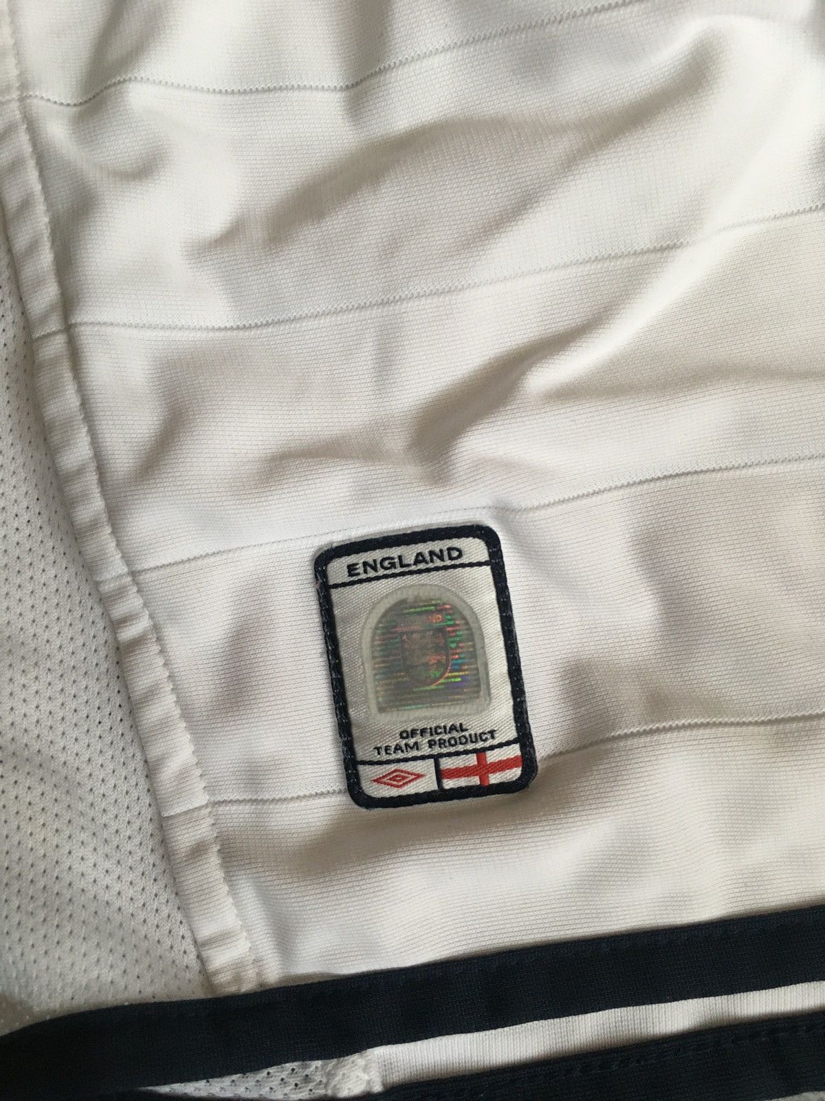 Umbro 🐓ENGLAND 2003 2005 HOME FOOTBALL SHIRT SOCCER JERSEY UMBRO Size US M / EU 48-50 / 2 - 3 Thumbnail
