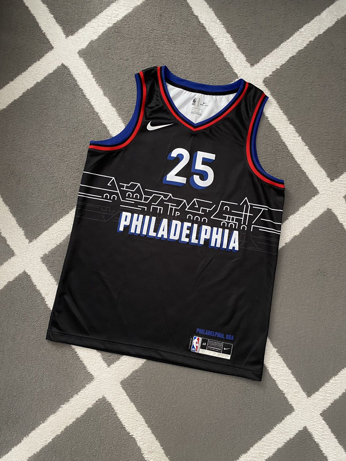 Nike Philadelphia 76ers Simmons 25 ユニフォー