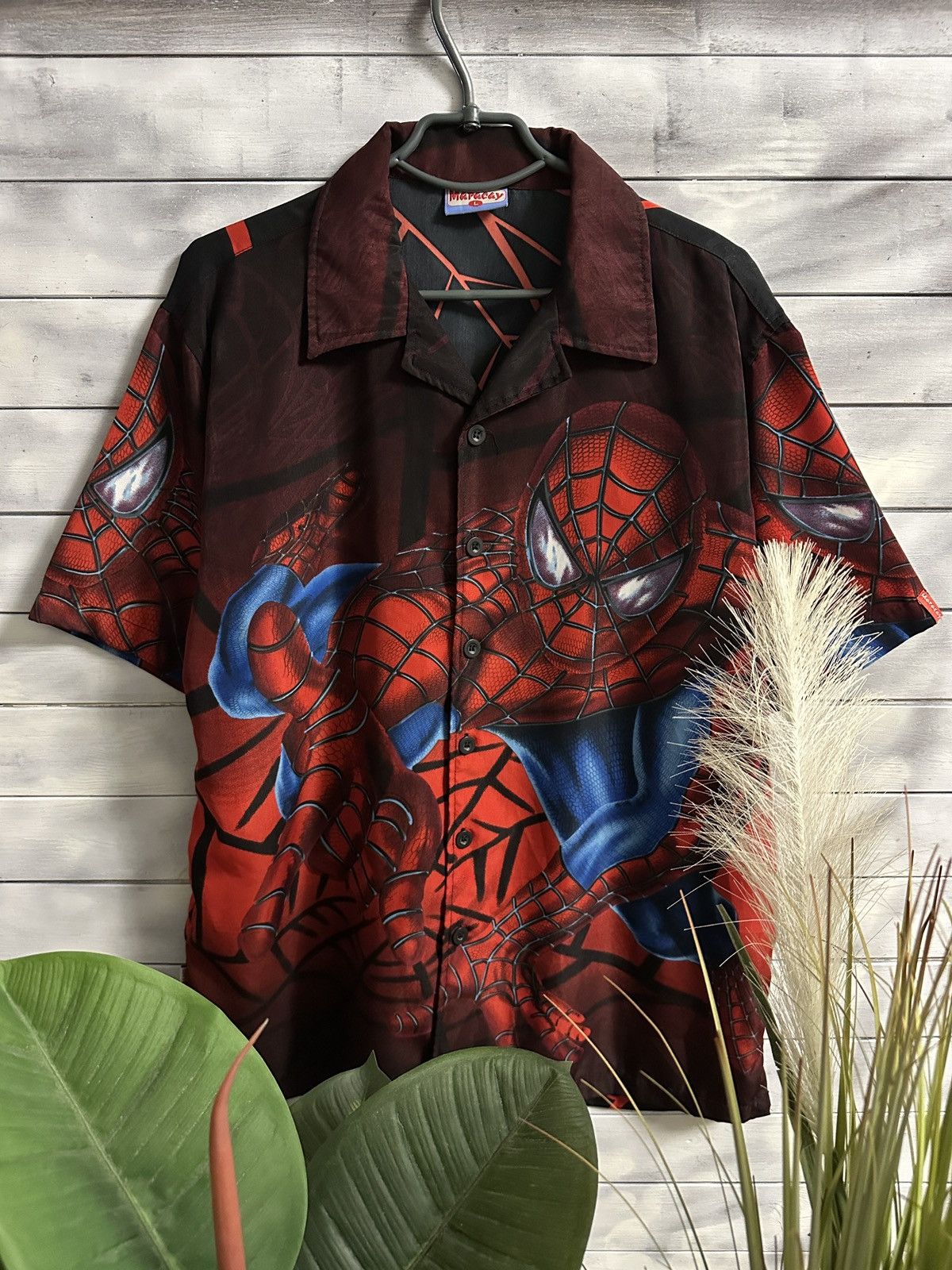 Rare Vintage Shirt Spider-Man web Y2K Size L Maracay
