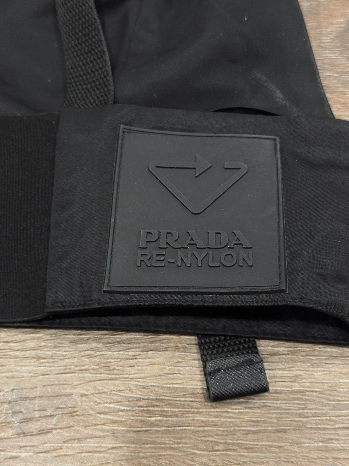 Prada Prada Milano Black Nylon Triangle Logo Harness Bralette Top Size M / US 6-8 / IT 42-44 - 11 Thumbnail
