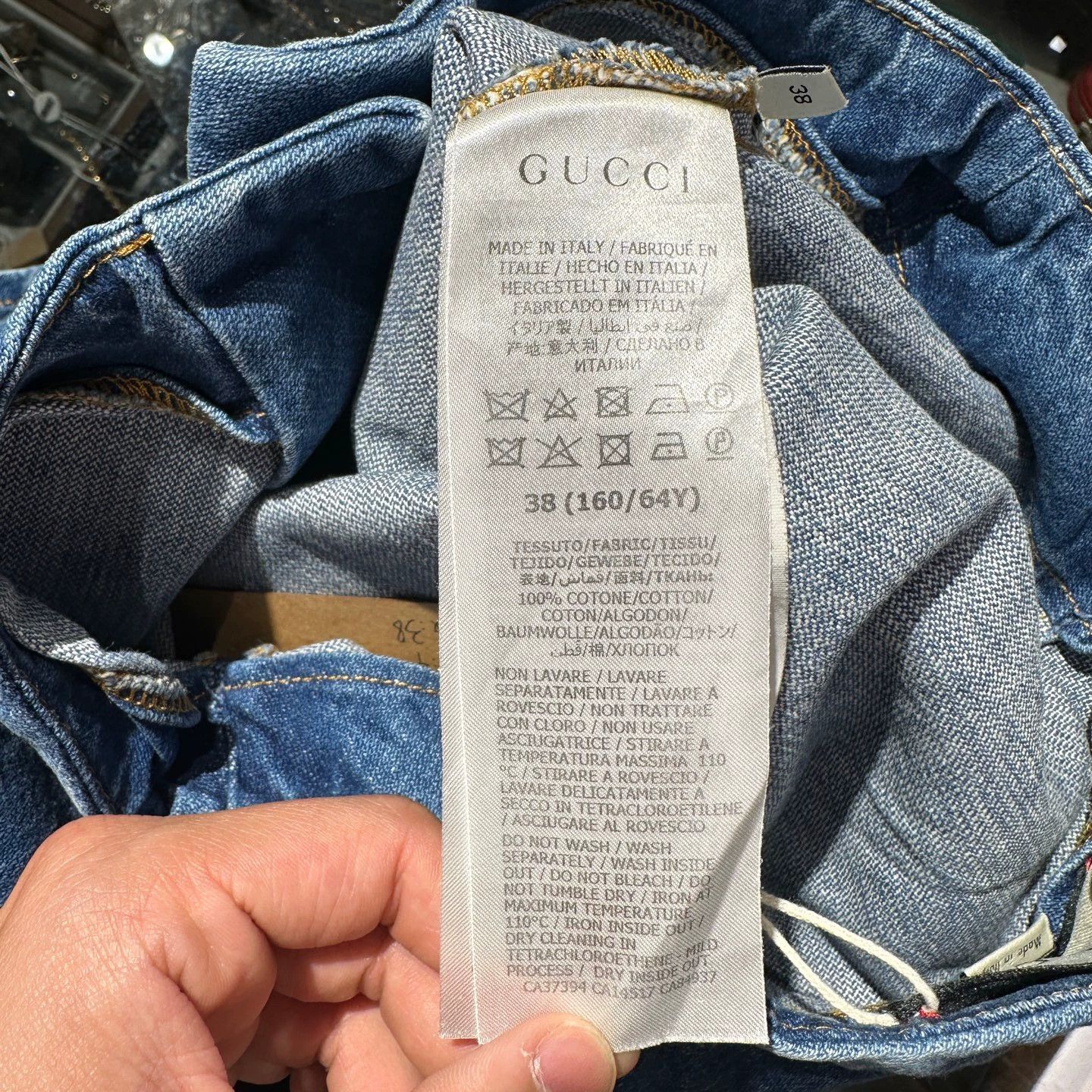 Gucci Gucci GG Button Cotton Skirt 38 Size 26" / US 2 / IT 38 - 4 Thumbnail