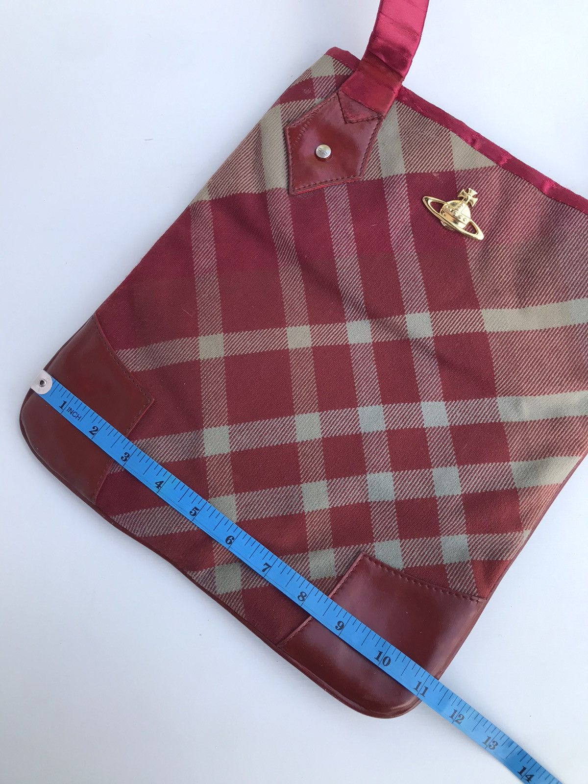 Vintage Vivienne Westwood Bag Tartan Size ONE SIZE - 9 Thumbnail