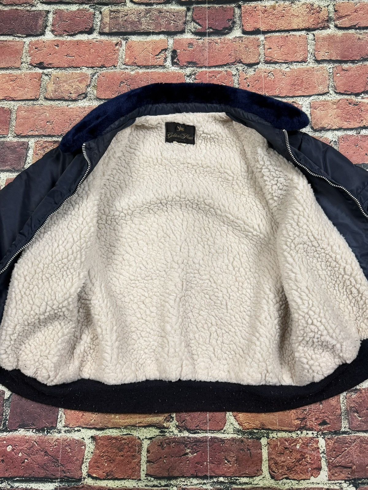 Other Vintage Golden Fleece Jacket Bomber Sherpa 70s B-15 Sherpa Size US XL / EU 56 / 4 - 5 Thumbnail