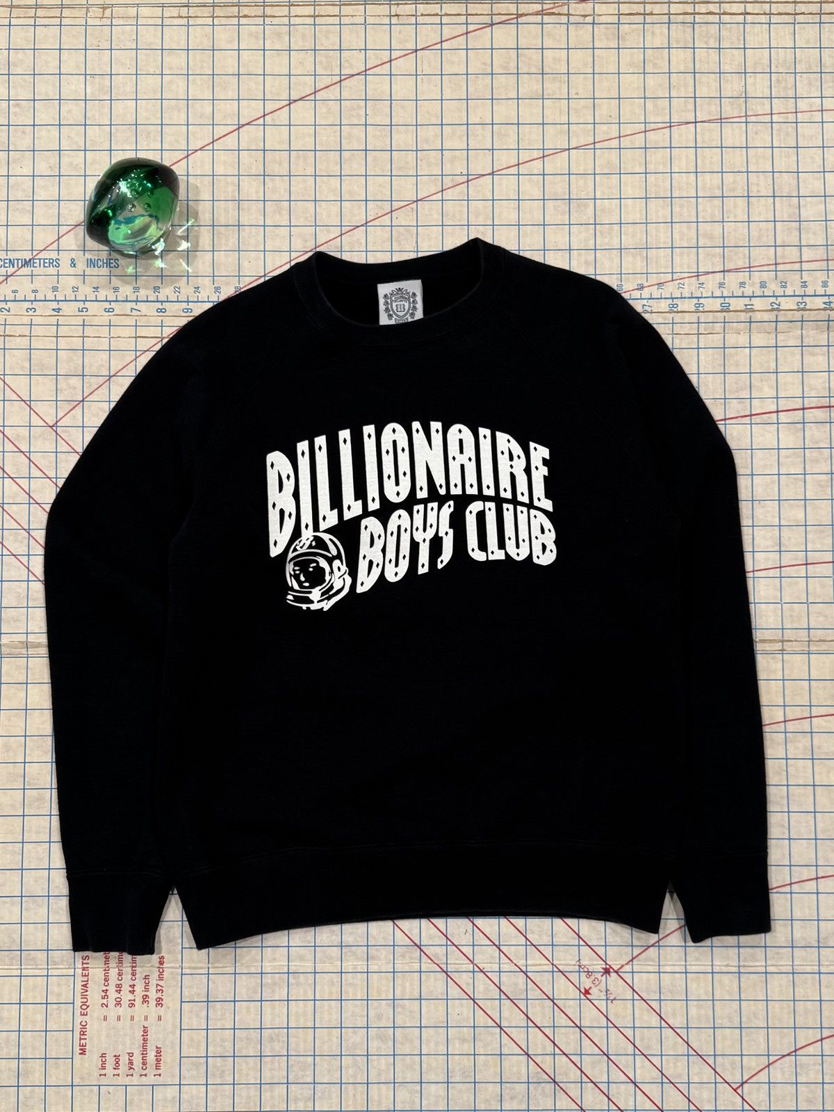 Billionaire Boys Club Billionaire Boys Club Black Spell Out Crewneck Made in Japan Size US M / EU 48-50 / 2 - 1 Thumbnail