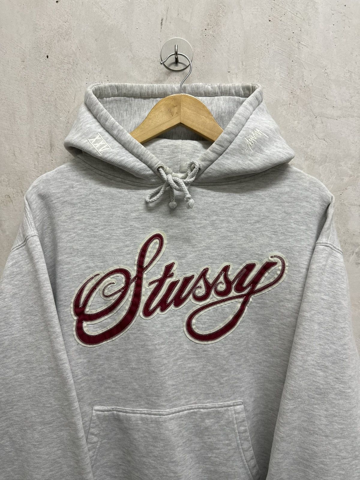 Stussy 2000s Stussy Spellout Pull Over Hoodie Size US XL / EU 56 / 4 - 2 Thumbnail