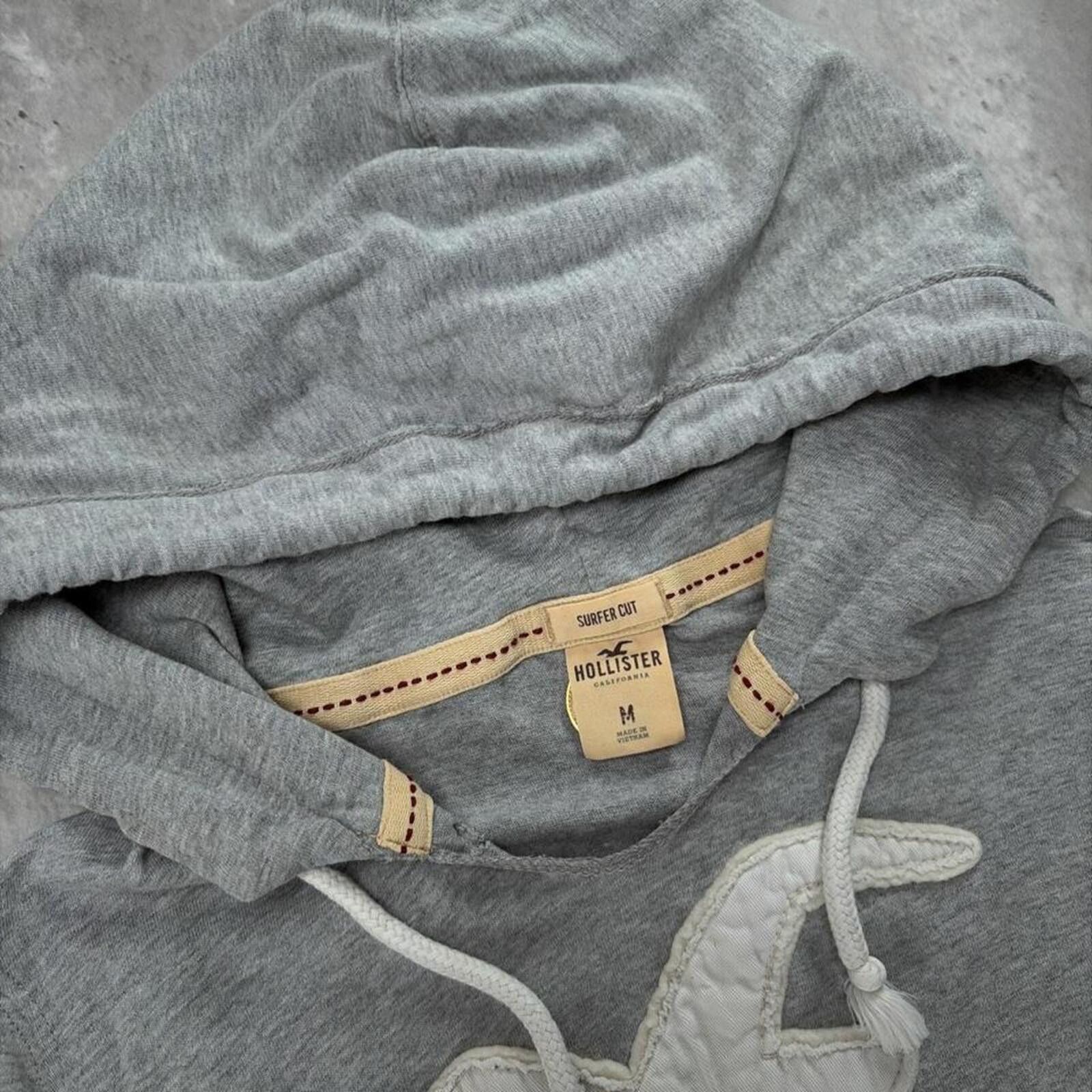 Other Y2K Grey Hollister Surf Grunge Distressed Hoodie Size US S / EU 44-46 / 1 - 6 Thumbnail
