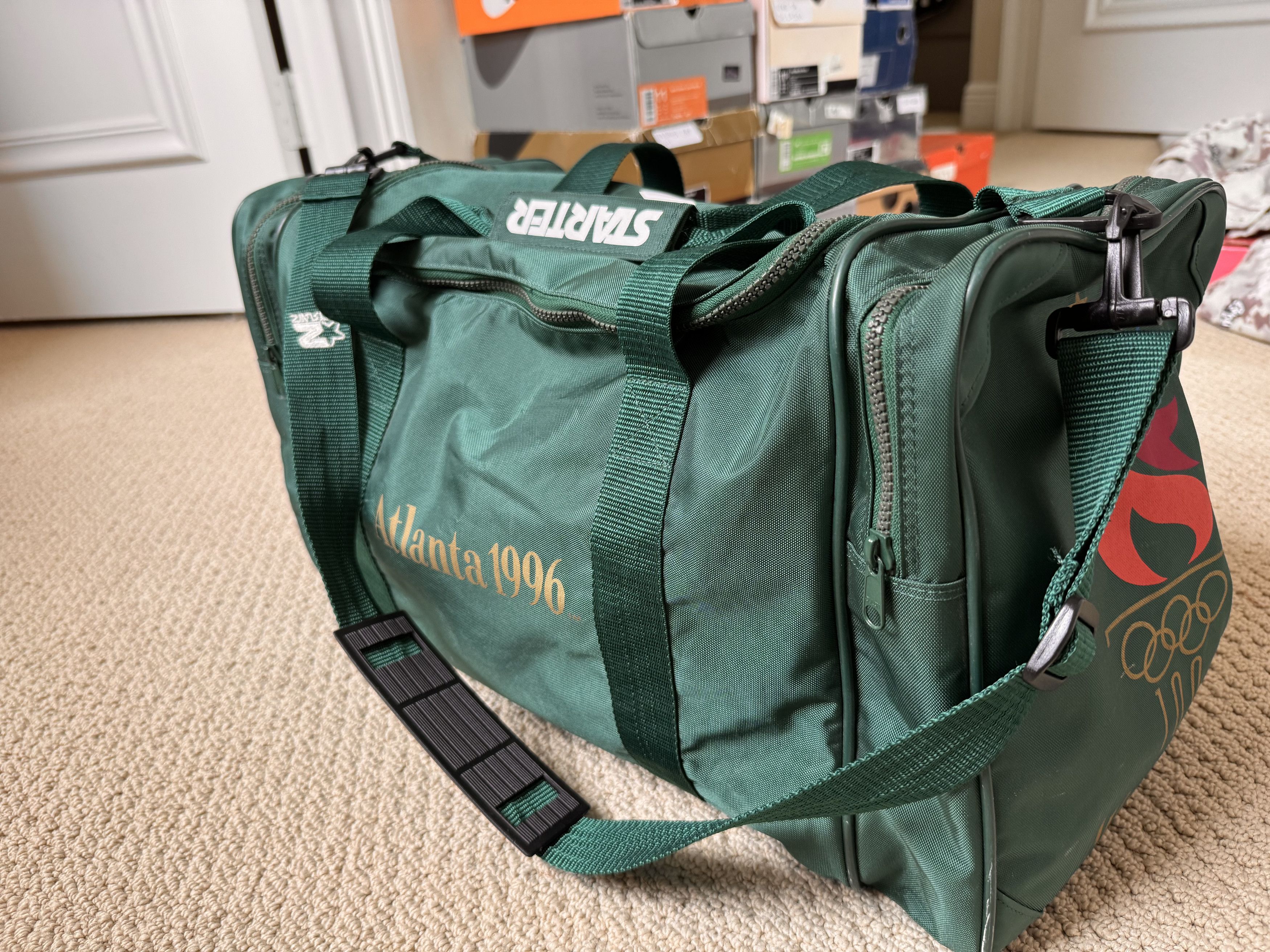 Vintage 1996 ATLANTA OLYMPIC GAMES DUFFLE BAG Size ONE SIZE - 1 Thumbnail