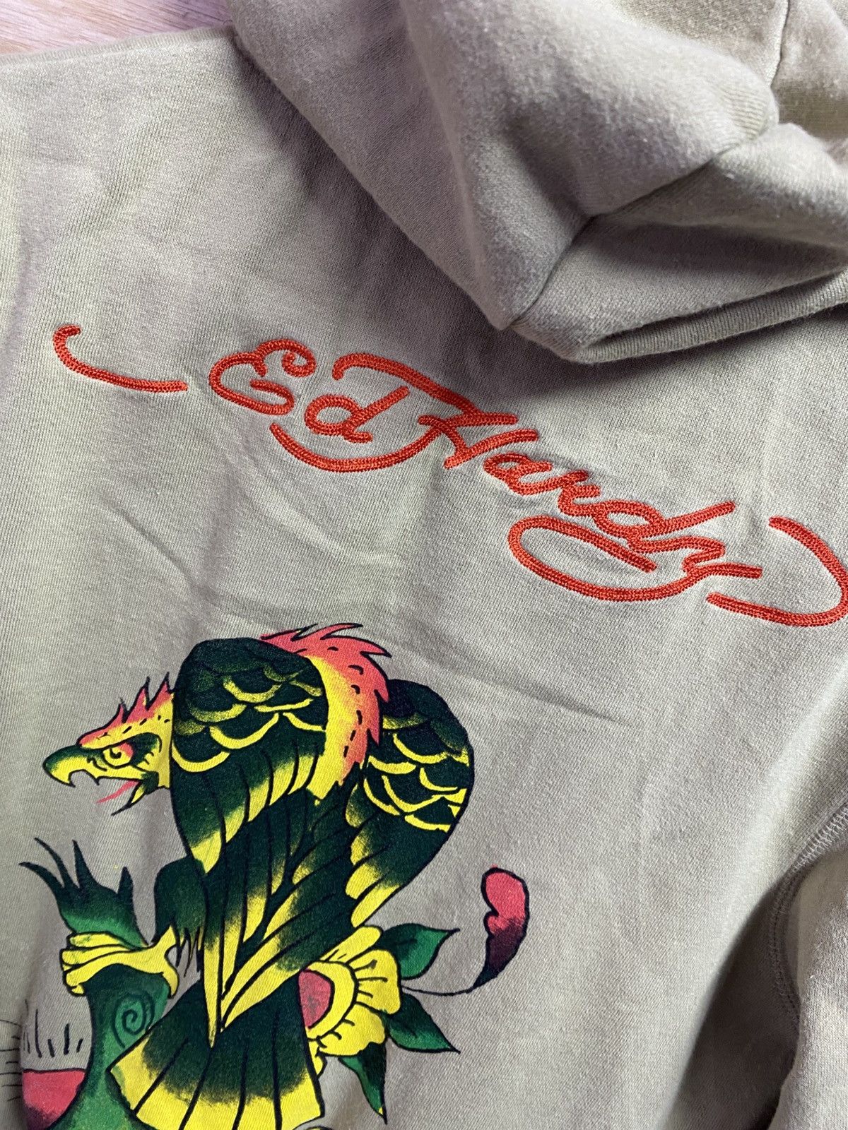 Ed Hardy vintage Ed Hardy by Christian Audigier Eagle zip-up hoodie Size S / US 4 / IT 40 - 13 Thumbnail