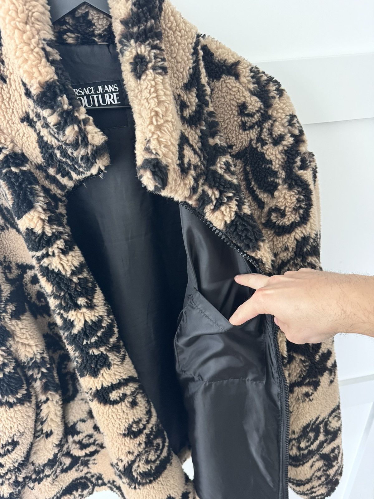 Versace Jeans Couture Versace Jeans Couture Jacquard Tapestry Tech Teddy Jacket Size US XL / EU 56 / 4 - 10 Thumbnail