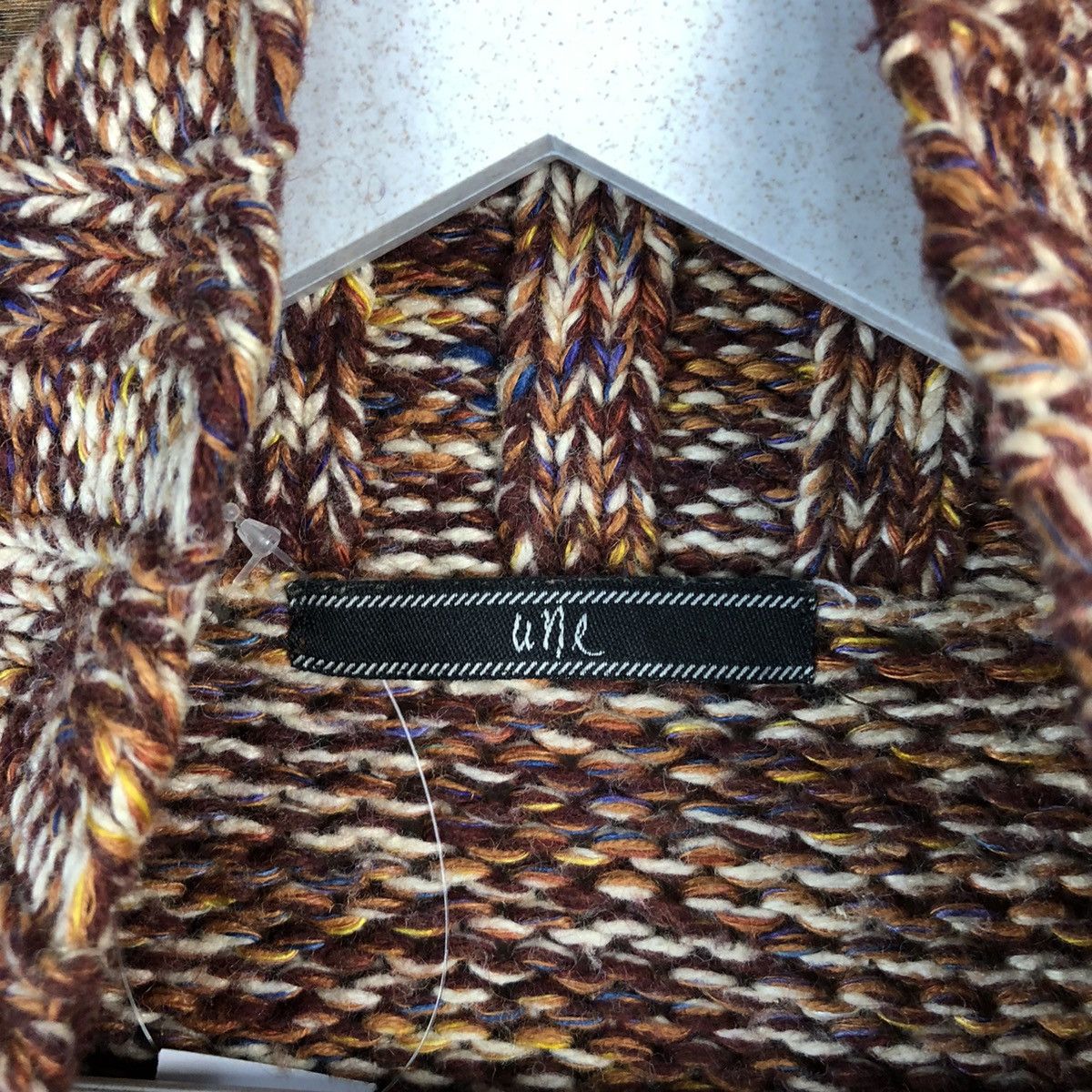 Homespun Knitwear × Japanese Brand Une Red vintage japan Cardigan knitwear #A1340 Size US M / EU 48-50 / 2 - 9 Thumbnail