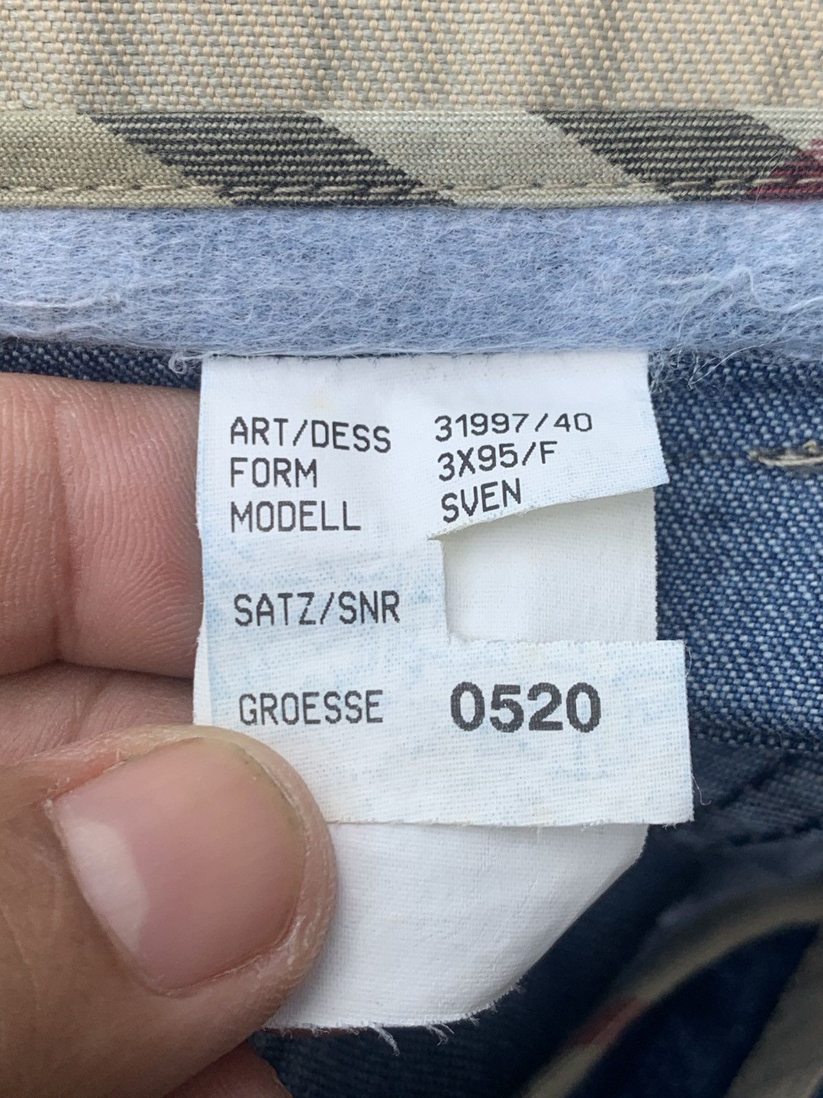 Antik Denim BAGGY BURBERRY JEANS. Size US 35 - 9 Thumbnail