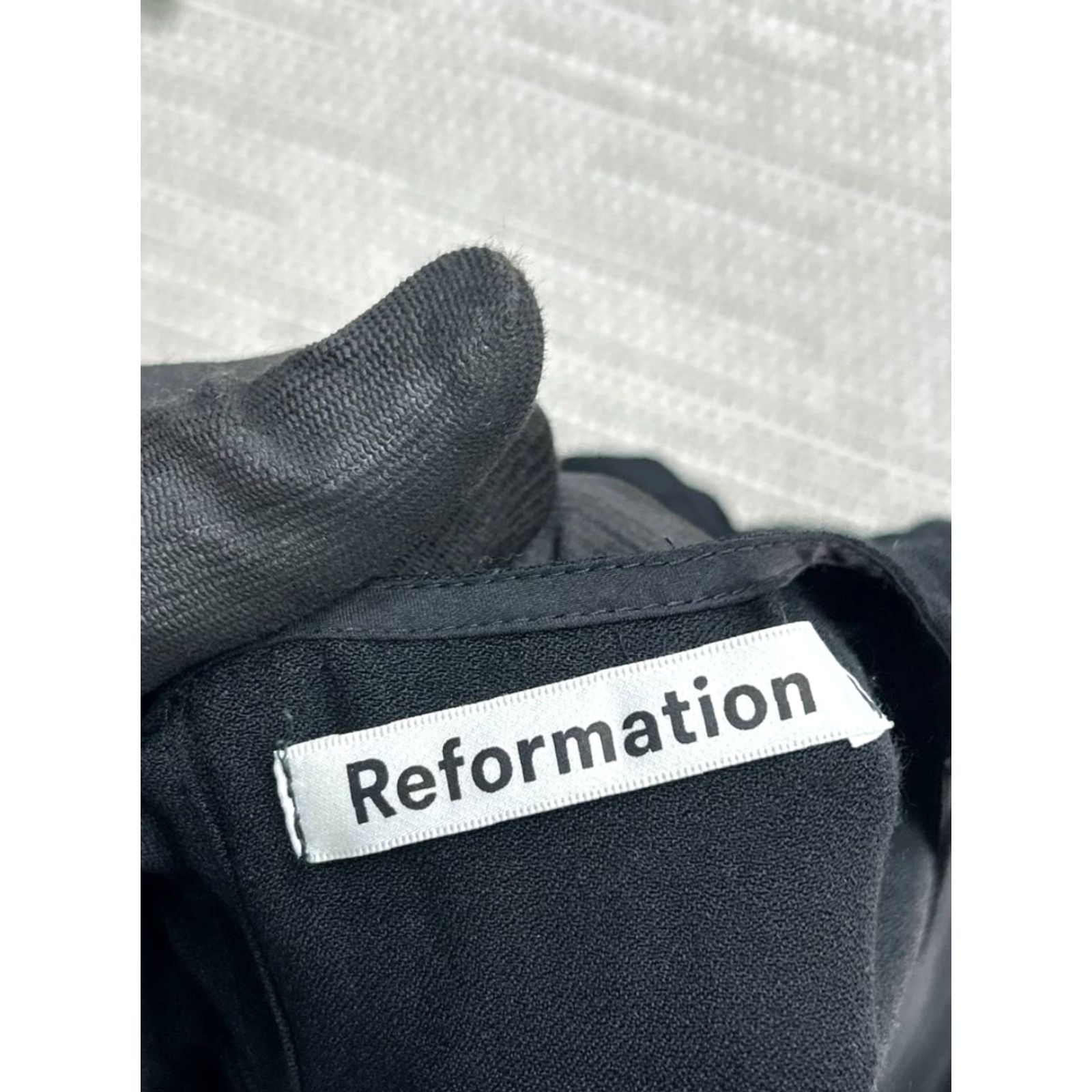 Reformation Reformation Dress Women Bodycon Dress Women's 8 Black Sleeveless Crew Neck Short Dress Party/Cocktail Casual Size M / US 6-8 / IT 42-44 - 3 Thumbnail