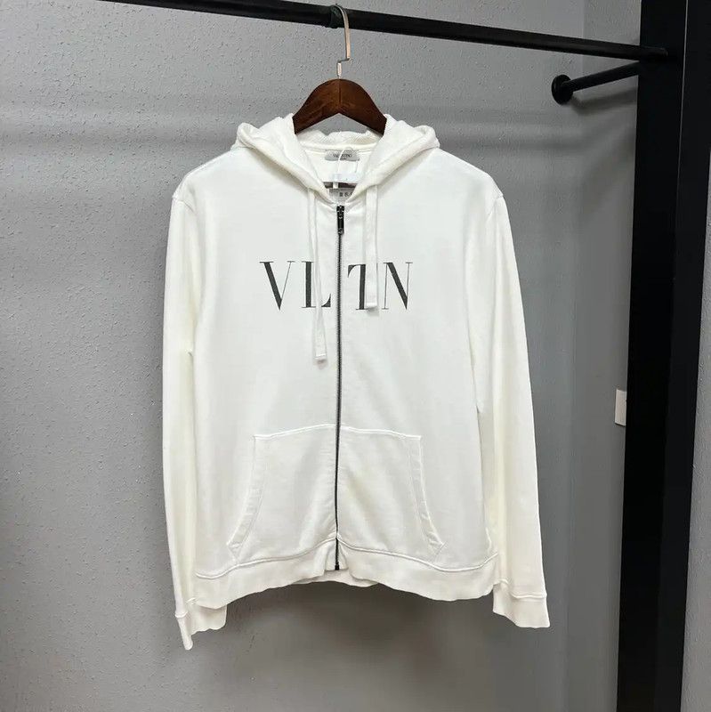 Valentino Valentino White Cotton Women's Cardigan 0089 Size L / US 10 / IT 46 - 1 Thumbnail