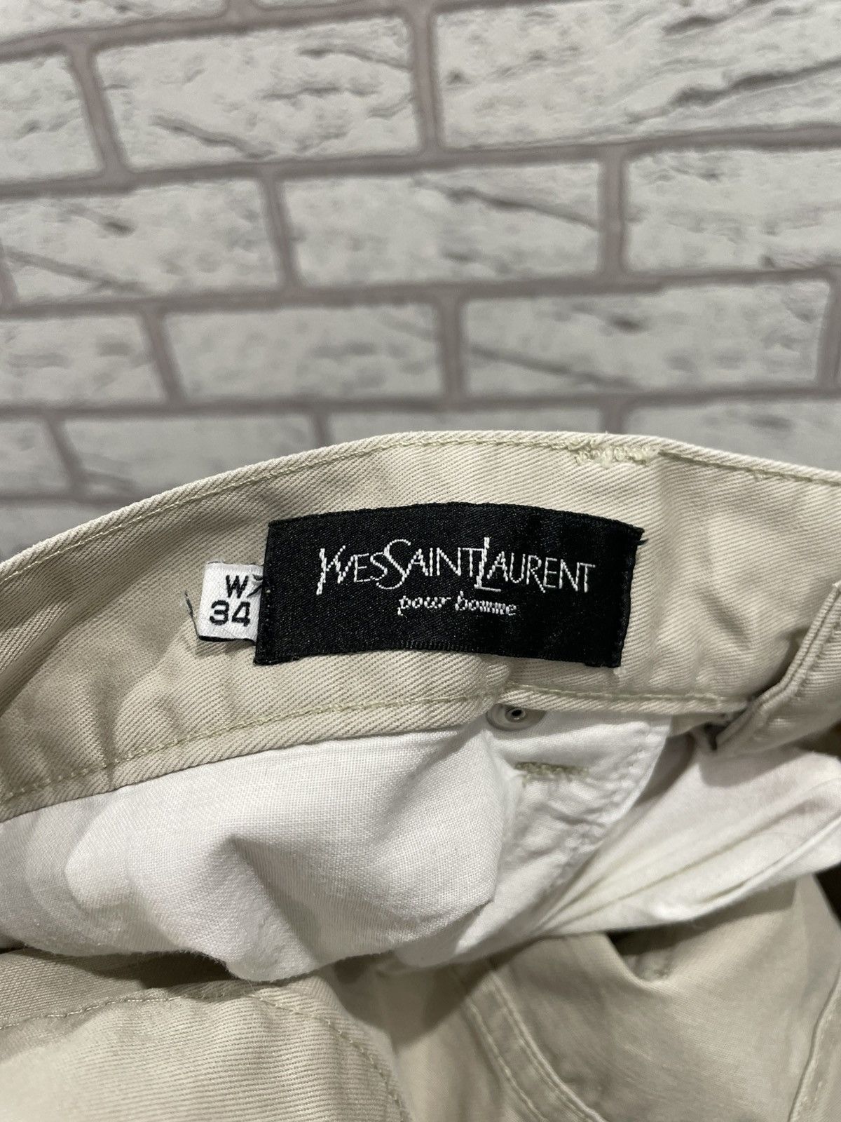 Yves Saint Laurent YSL Yves Saint Laurent chinos jeans pants Size US 34 / EU 50 - 13 Thumbnail