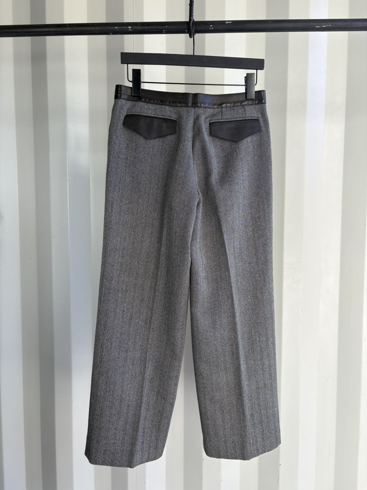 Gucci Herringbone Wide Leg Pants Size US 30 / EU 46 - 2 Thumbnail